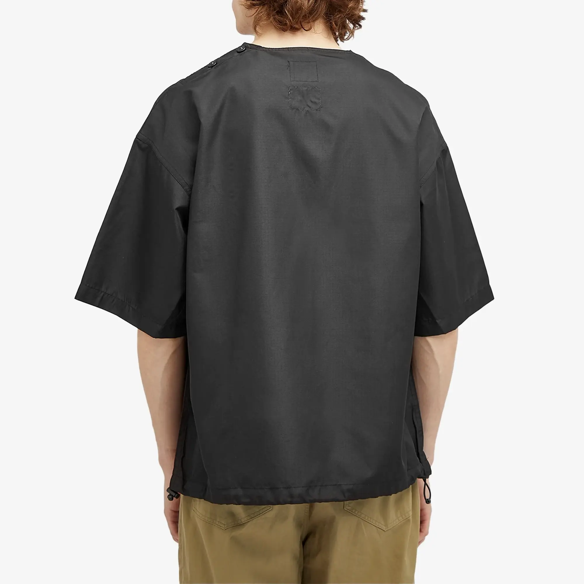 Taion Men's Military Half Sleeve T-Shirt Black