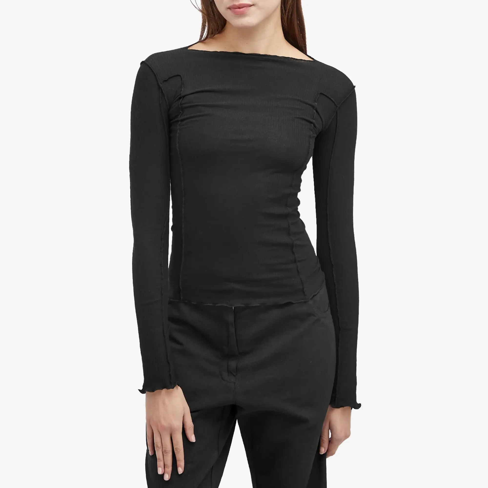 Asics Baserange Women's Long Sleeve Omato T-Shirt Black