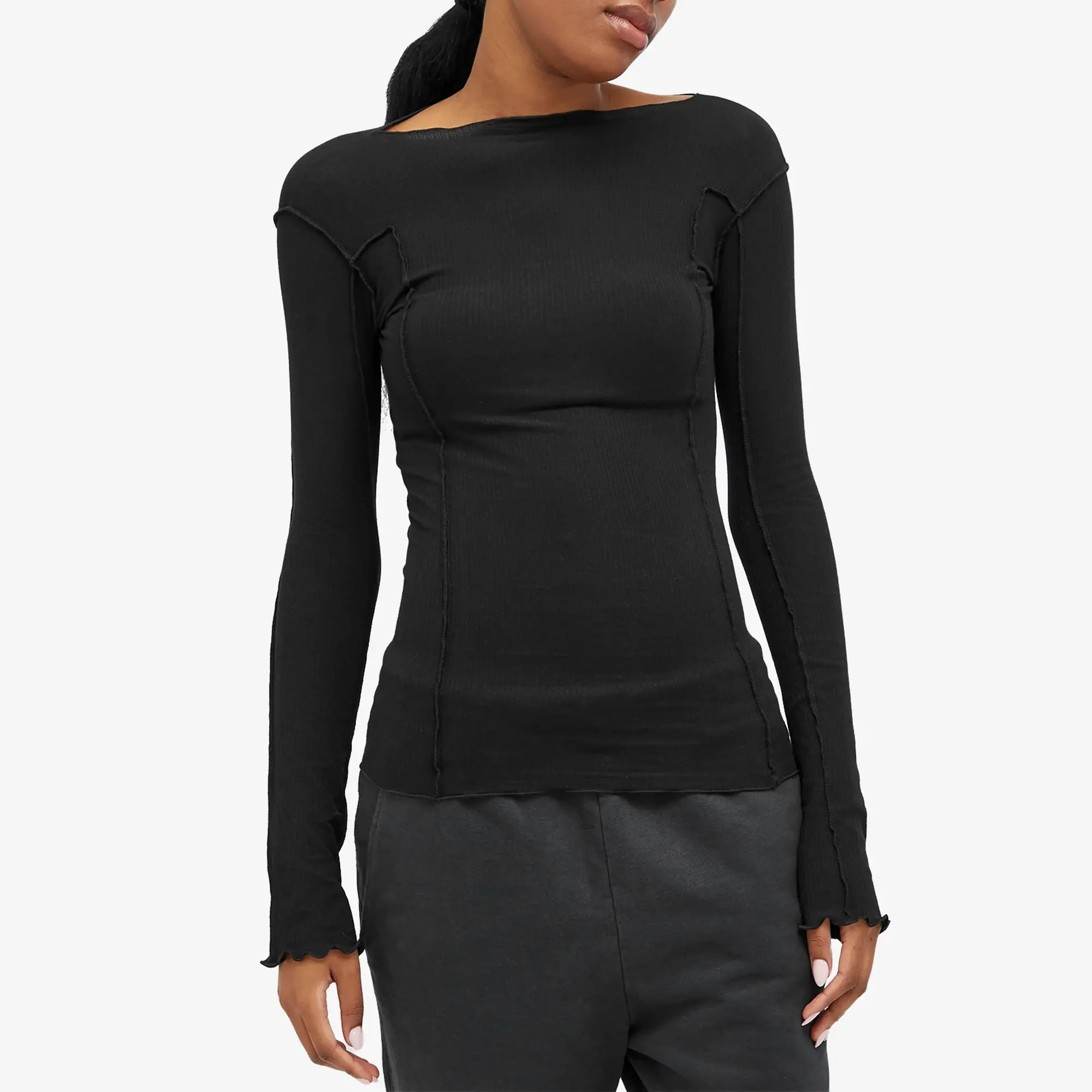 Asics Baserange Women's Long Sleeve Omato T-Shirt Black