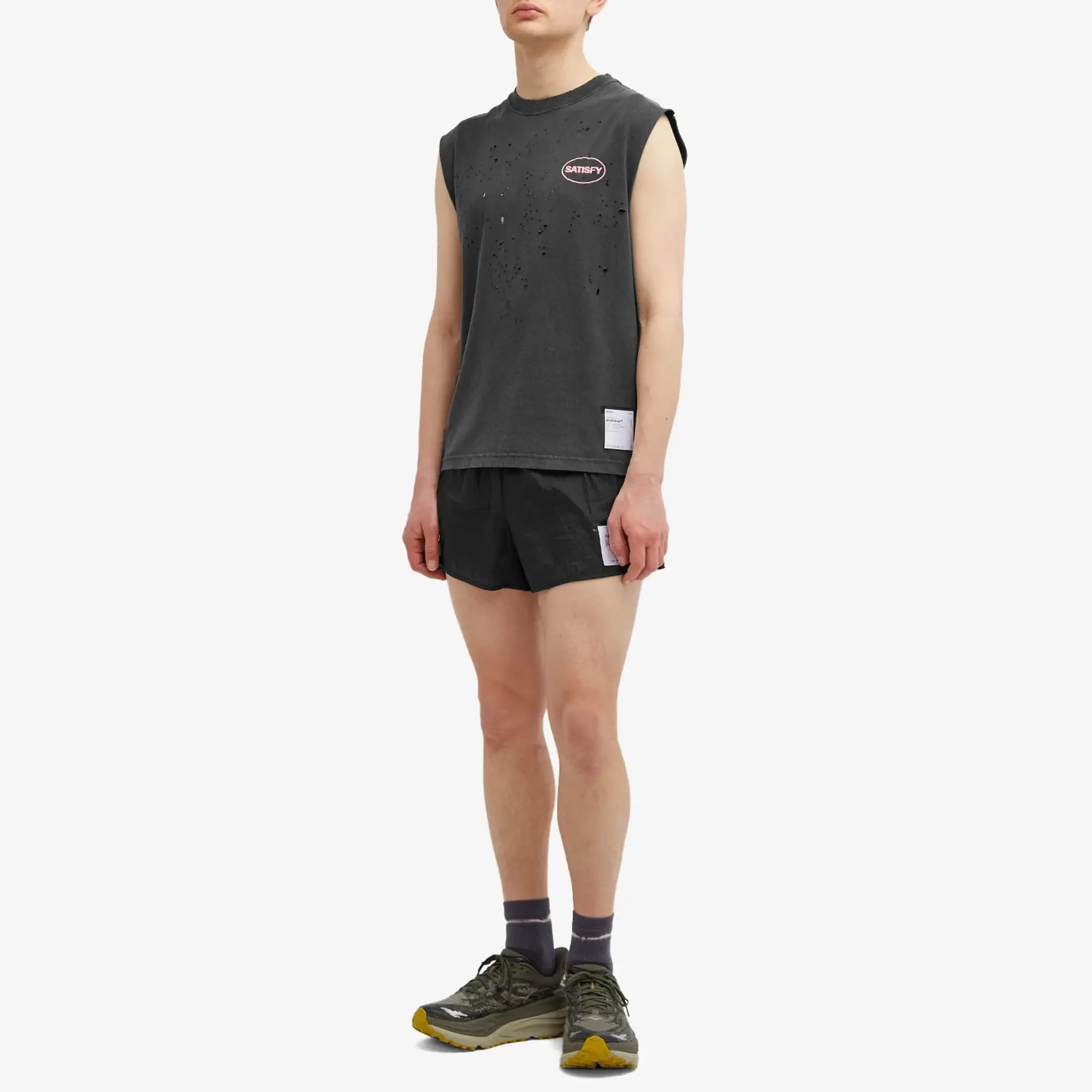Quick Satisfy Men's Rippy 3 Trail Shorts Black