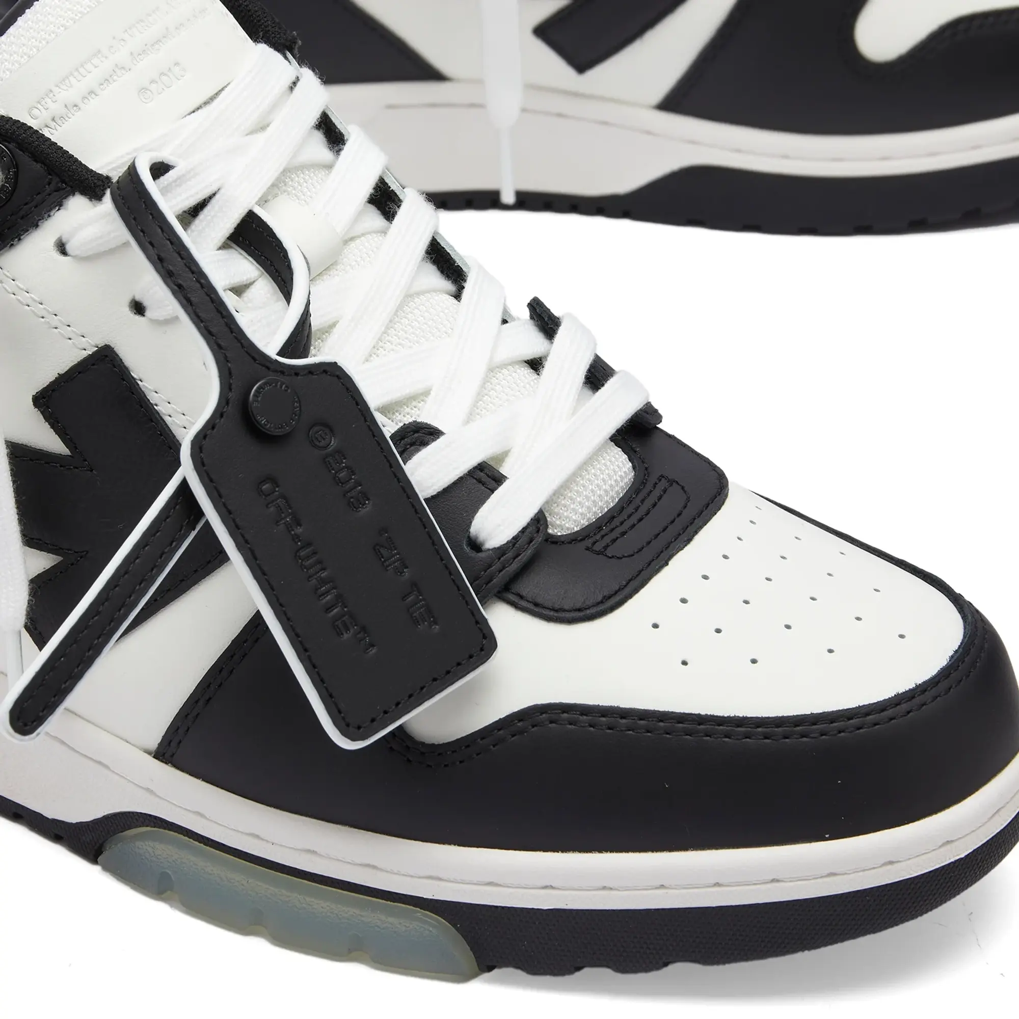 Sneakers Off-White Out Of Office Calf Leather White/ Black Eur 43