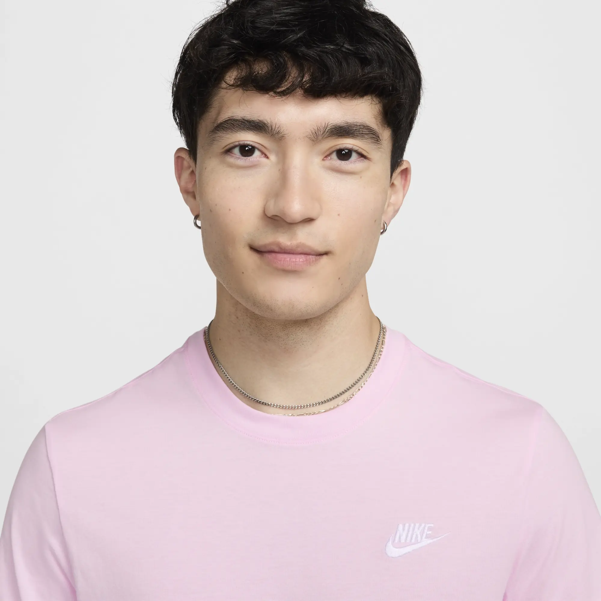 Nike Sportswear Club Men's T-Shirt - Pink - Cotton