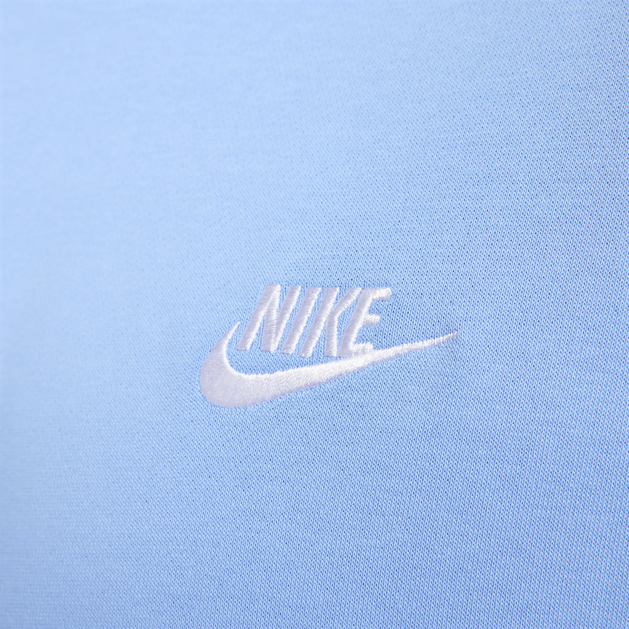 Nike Sportswear Club Men's French Terry Crew - Blue - Cotton/Polyester