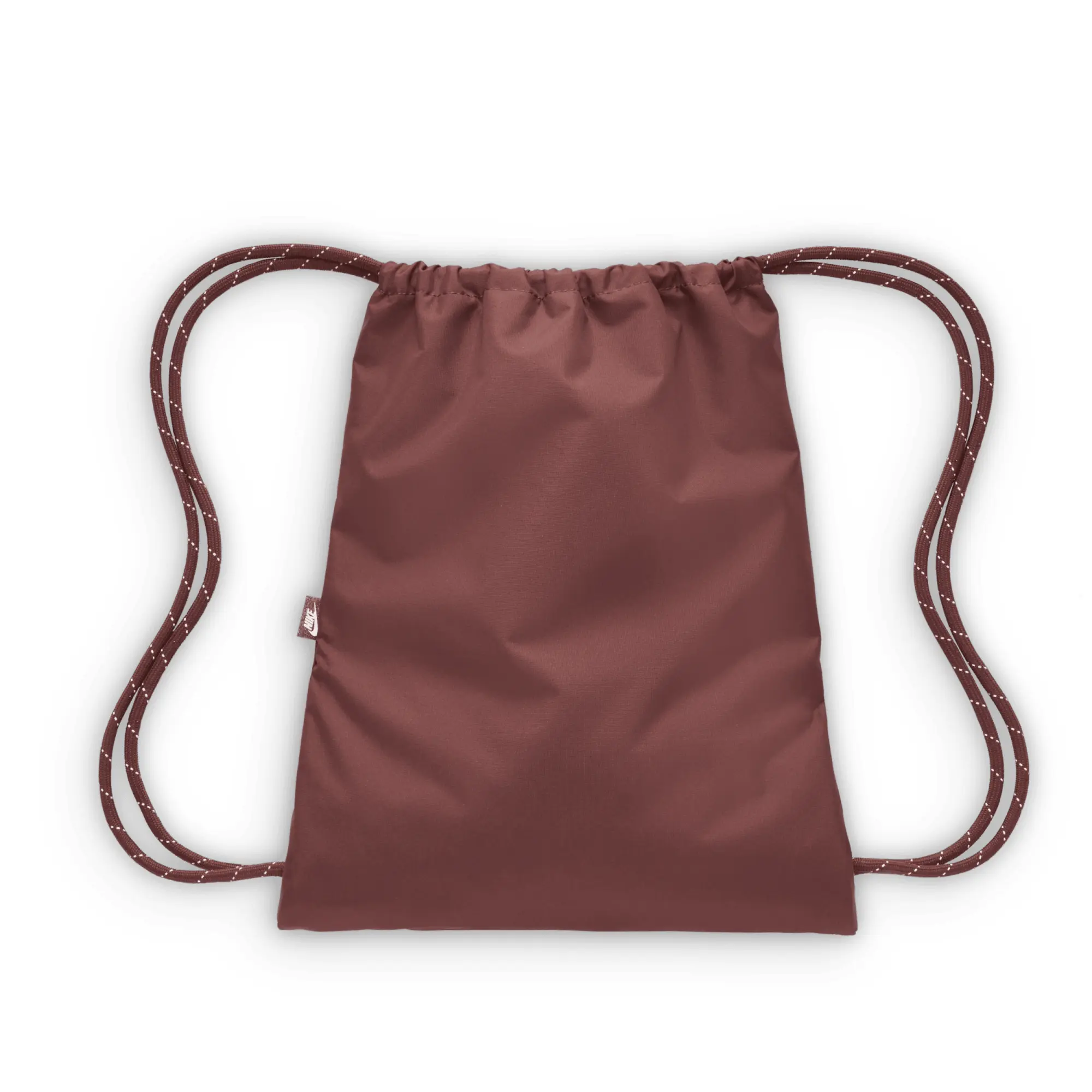 Nike Heritage Drawstring Bag (13L) - Brown - Recycled Polyester/65% Recycled Polyester Minimum