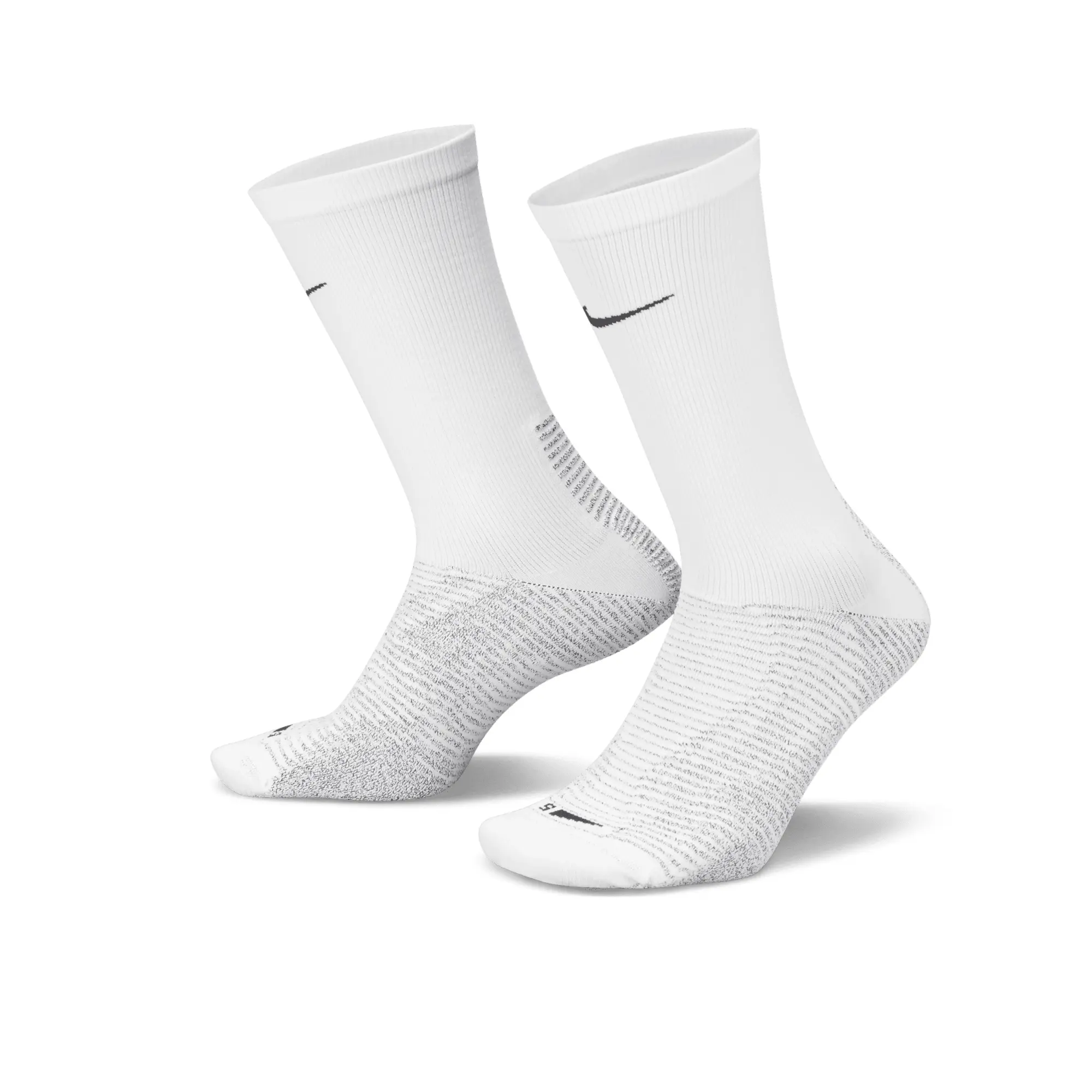 NikeGrip Vapor Strike Football Crew Socks - White - Recycled Polyester Minimum