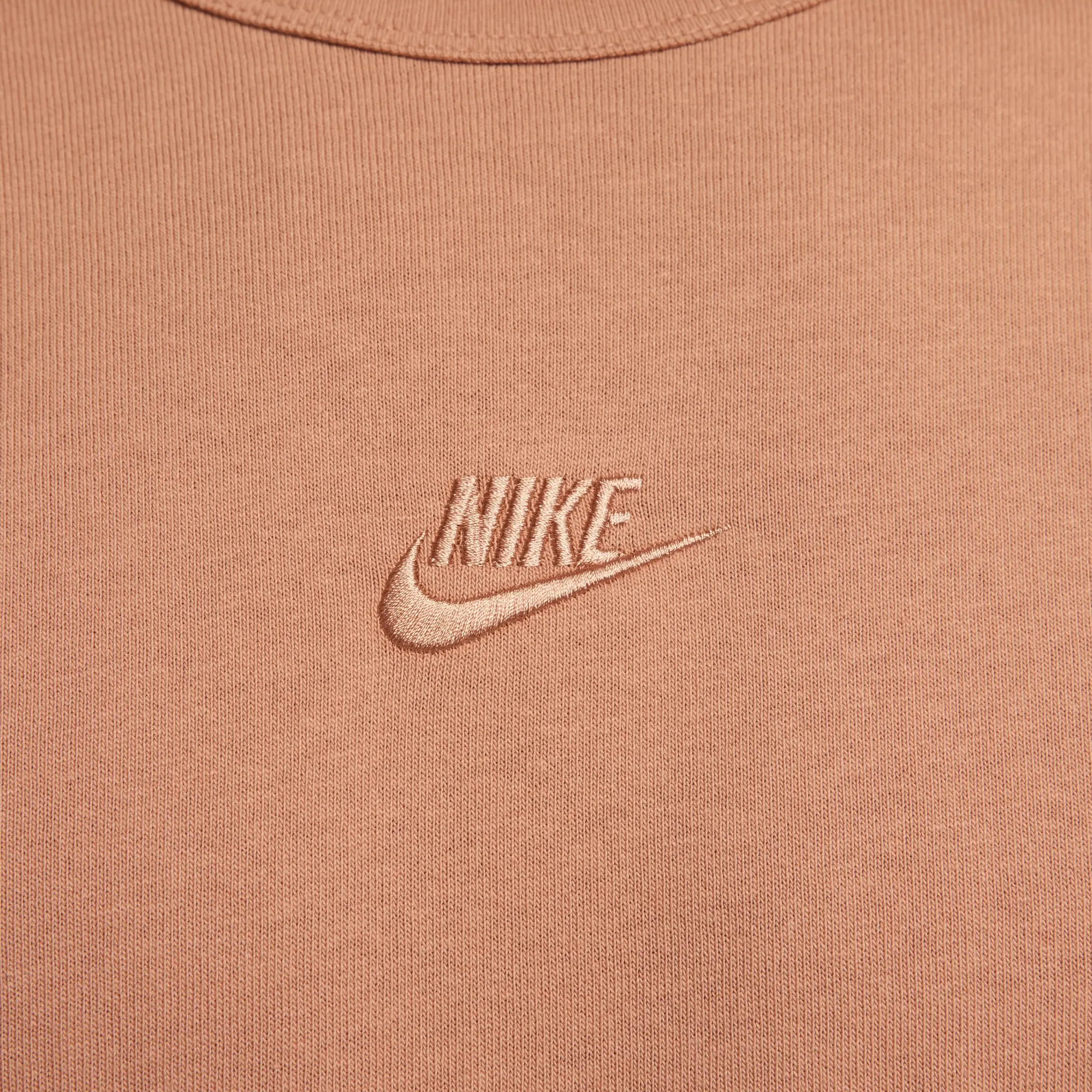Nike Solo Swoosh T-Shirt - Brown, Brown