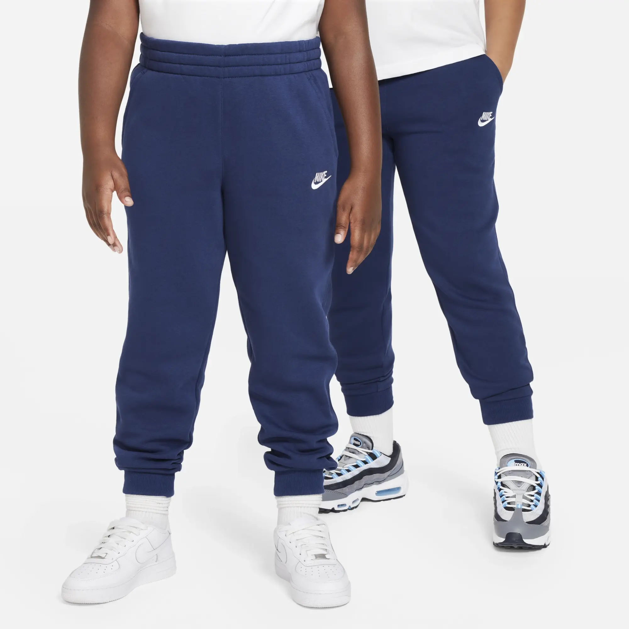 Nike Sportswear Club Fleece Older Kids' Joggers (Extended Size) - Blue - Cotton/Polyester