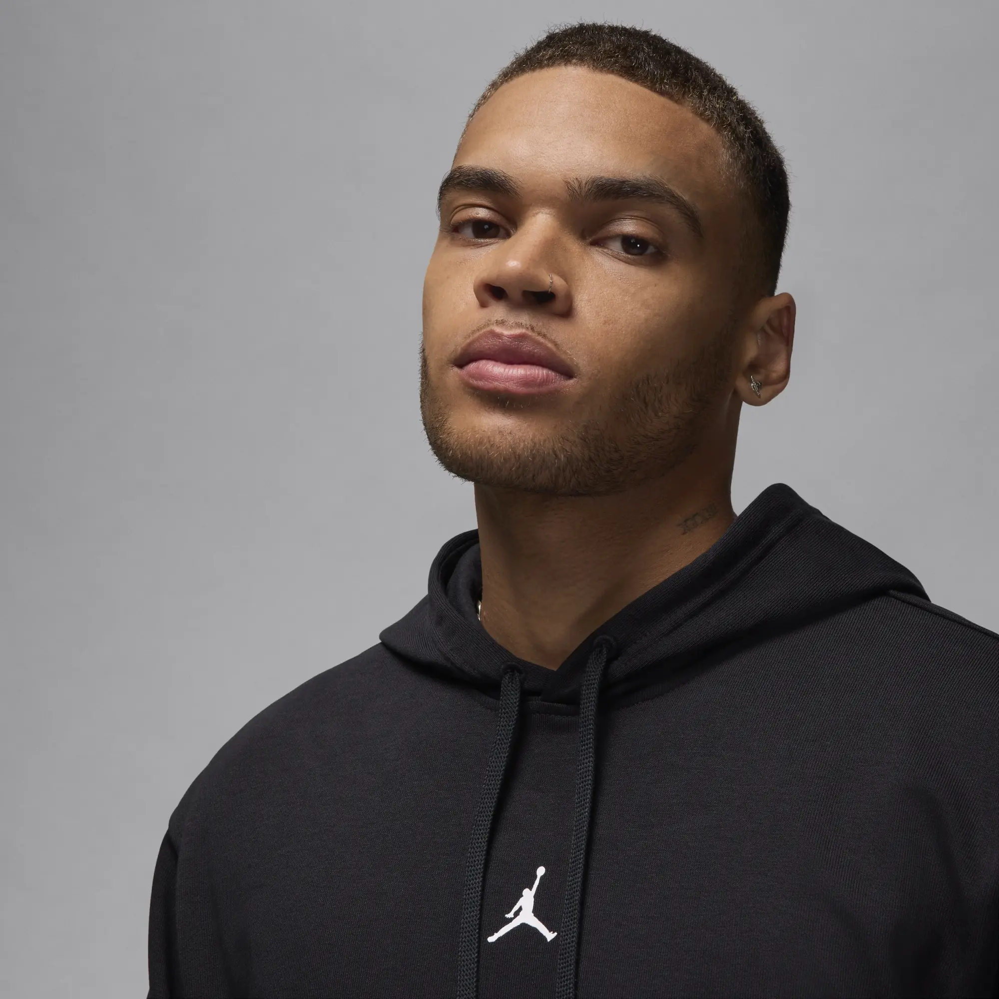 Nike Jordan Sport Crossover Men's Dri-FIT Pullover Hoodie - Black - Cotton/Polyester