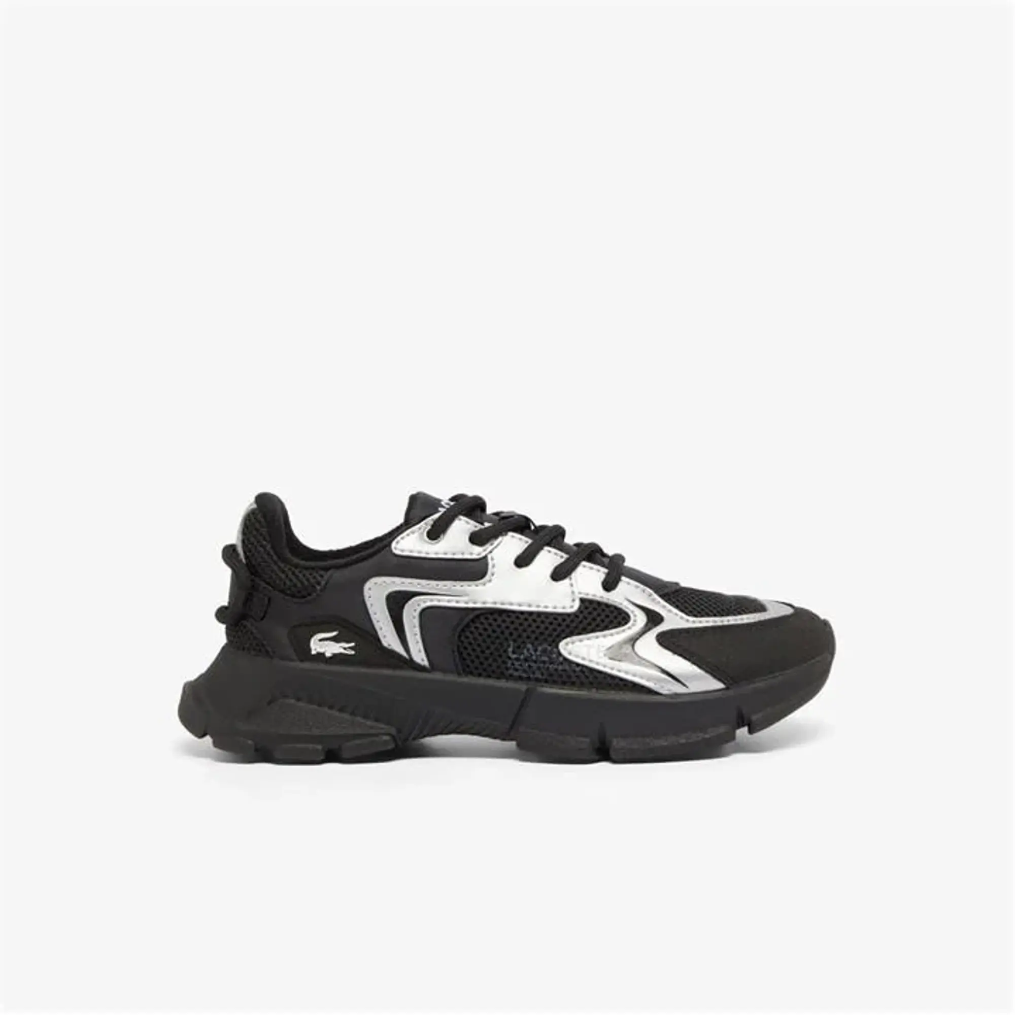 Lacoste Children's L003 Neo Sneakers - Black & Silver