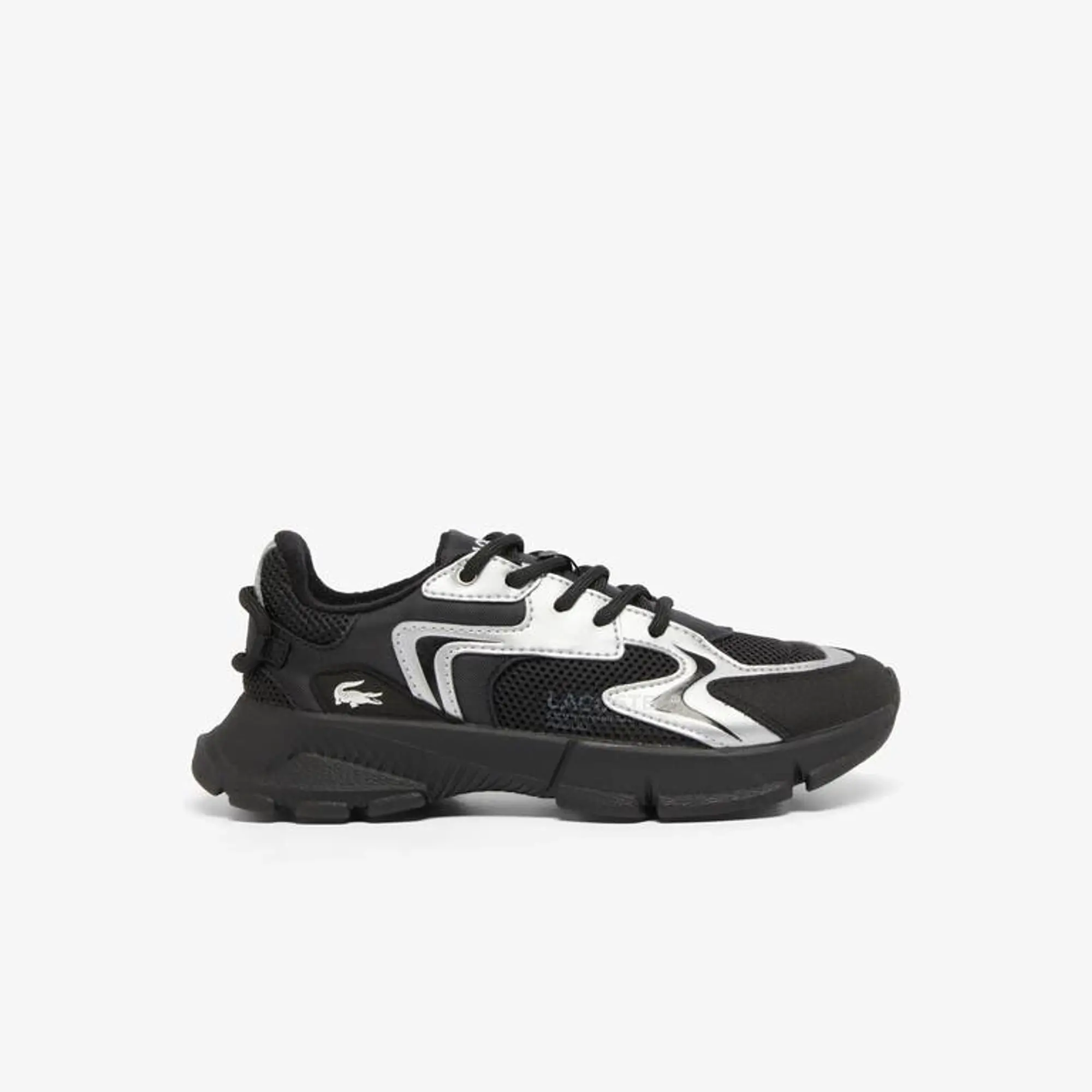 Lacoste Children's L003 Neo Sneakers - Black & Silver