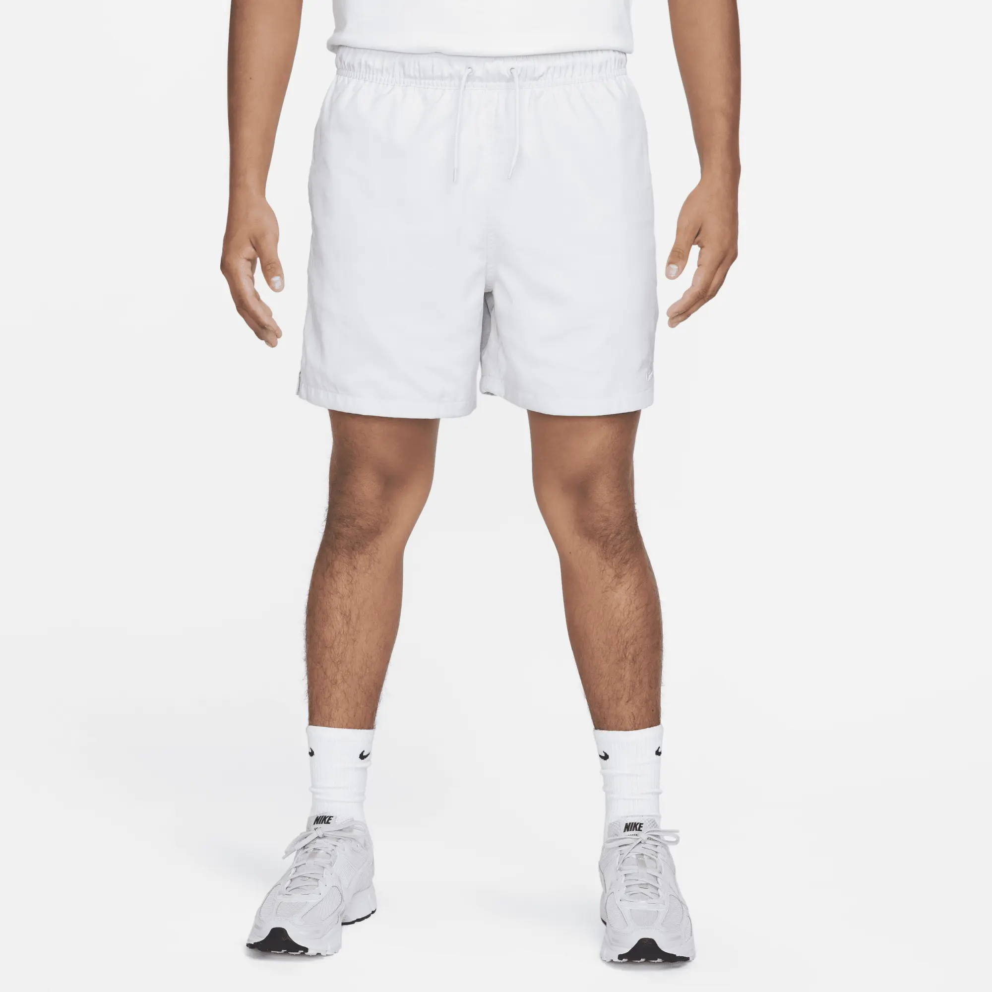 Nike Club Men's Woven Flow Shorts - Grey - Polyester