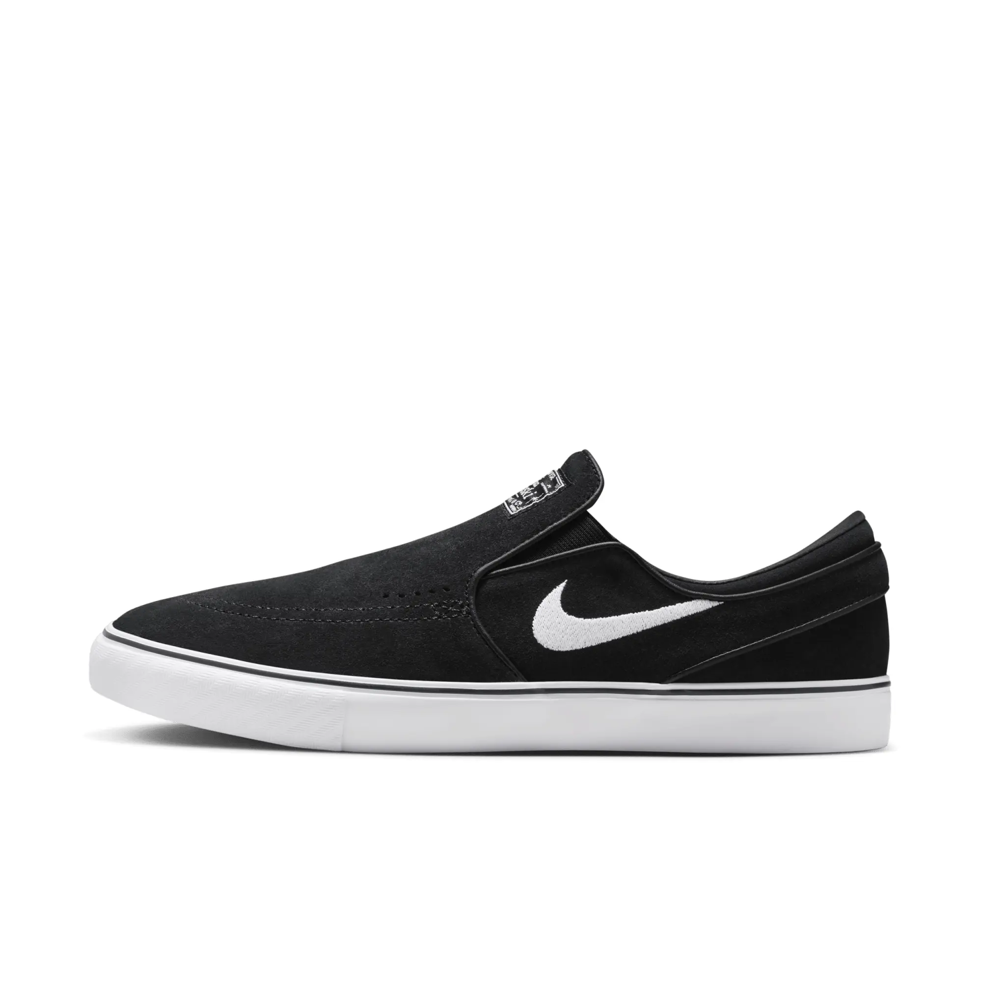 Nike SB Janoski+ Slip Skate Shoes - Black