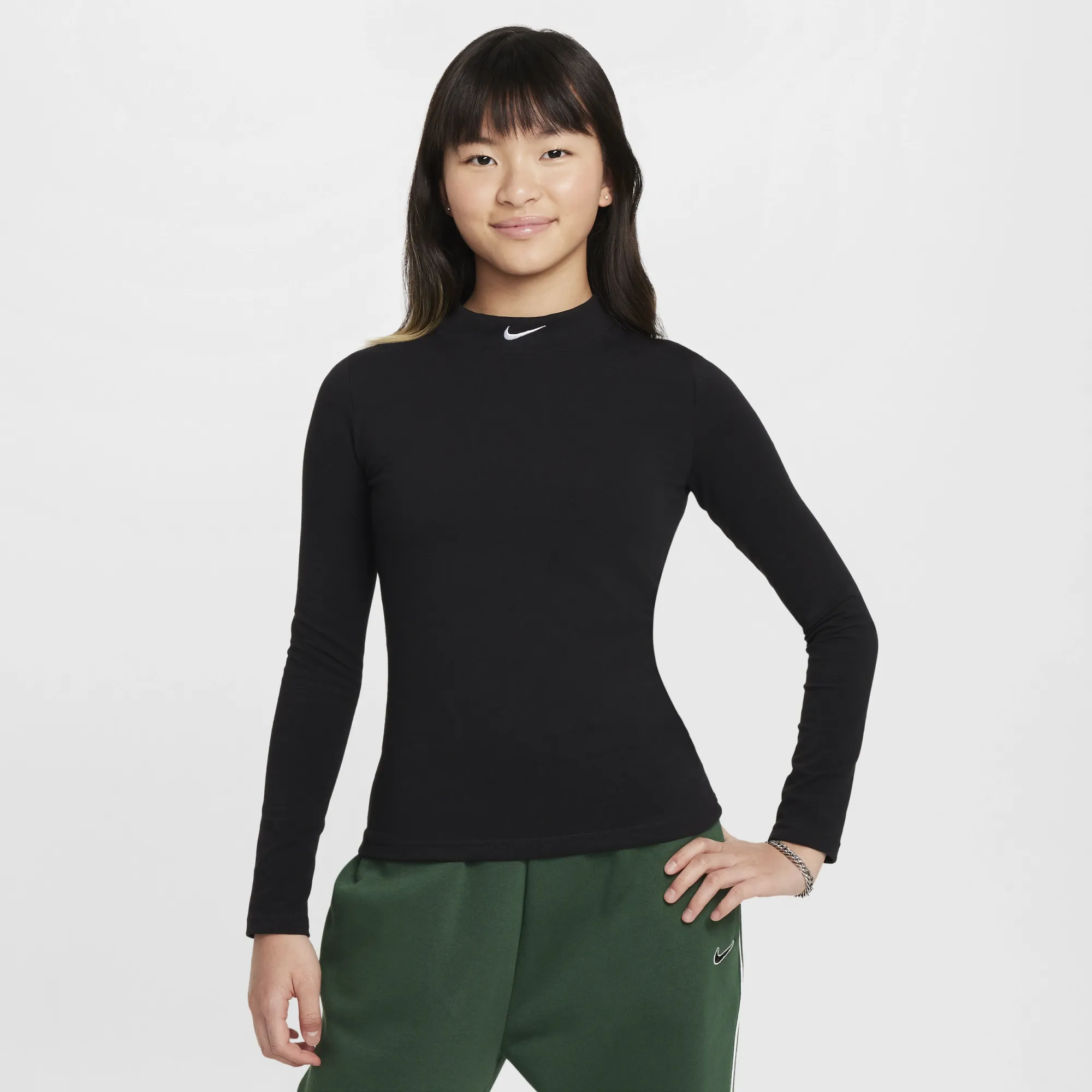 Nike Sportswear Older Girls Long Sleeve Top 8 15Y
