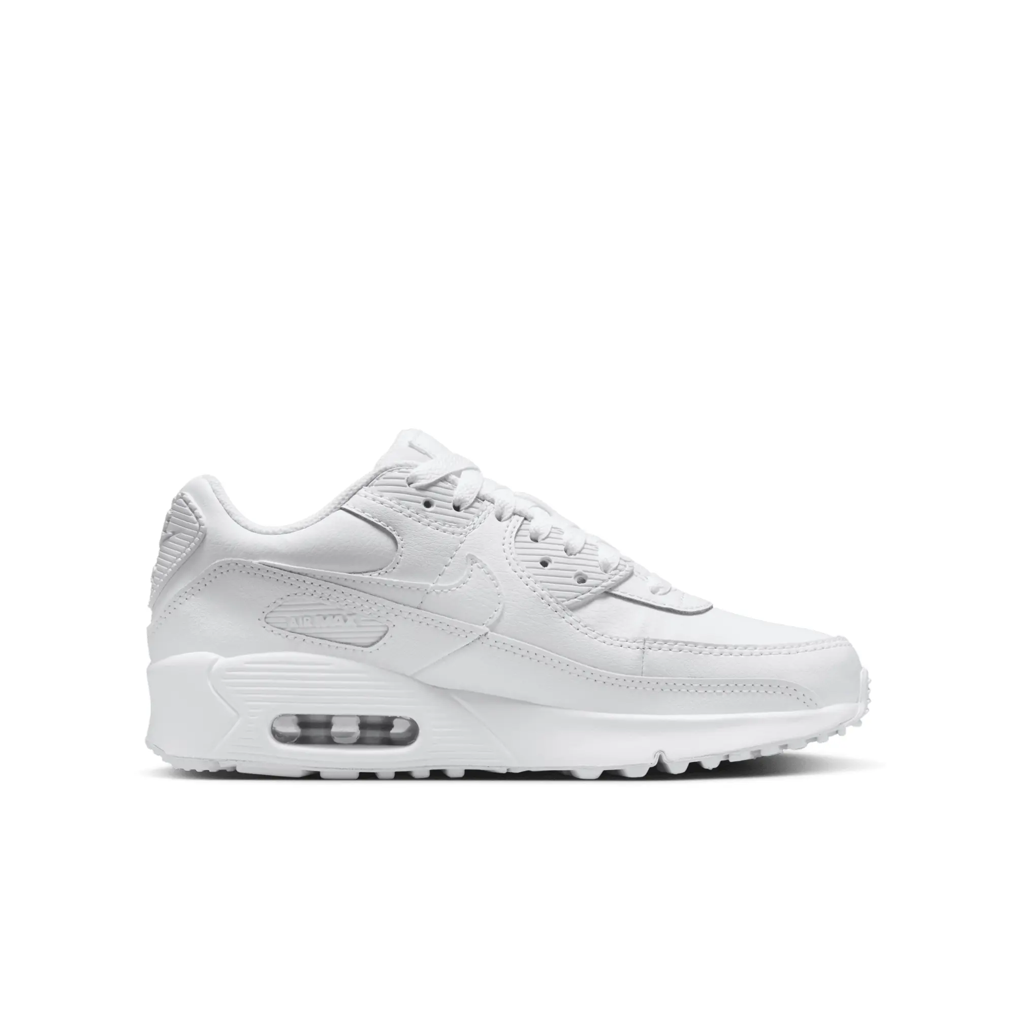 Nike Air Max 90 Sneaker - White/White Kids - ['White']