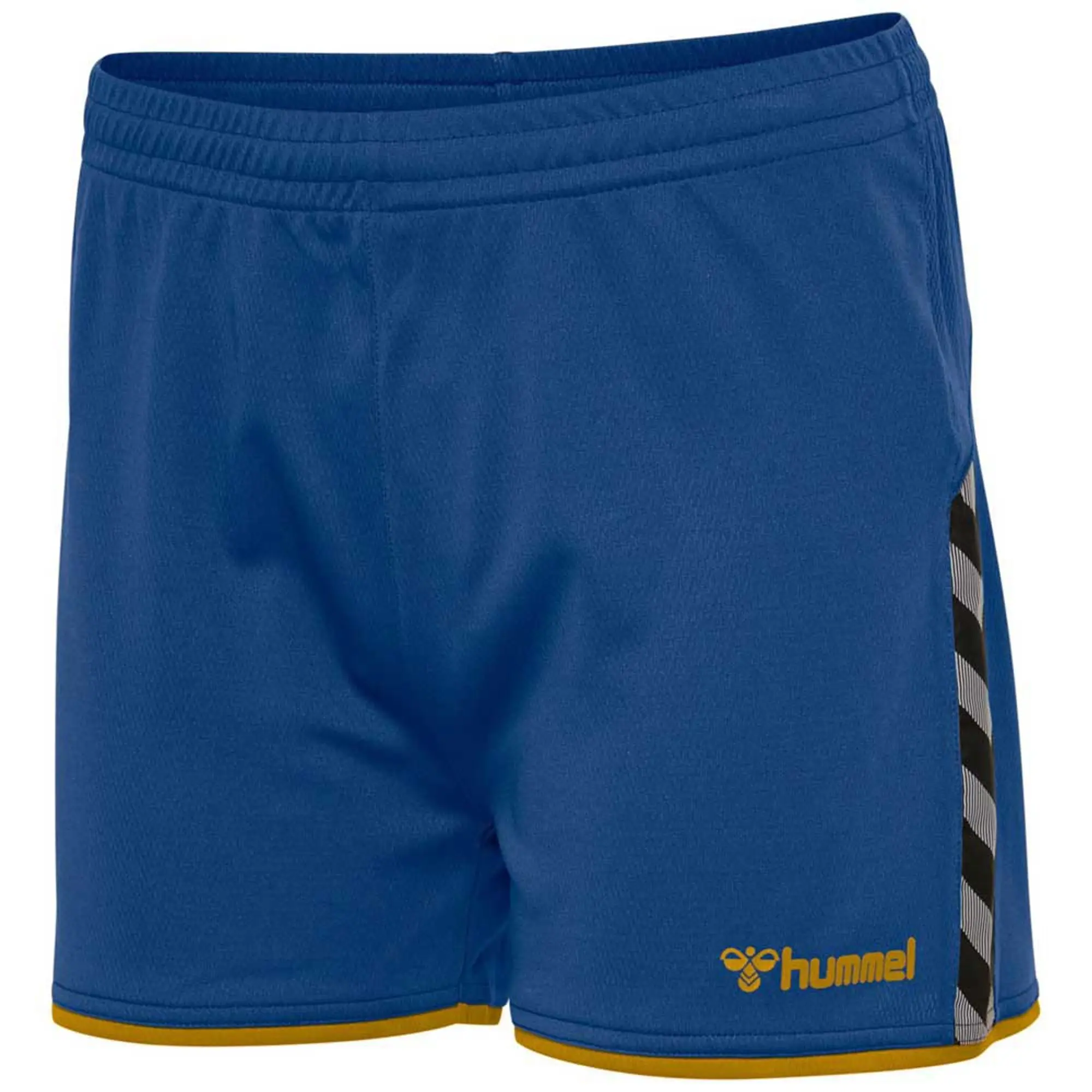 Hummel Sports Shorts With Drawstring Waist - ['Blue', 'Yellow']