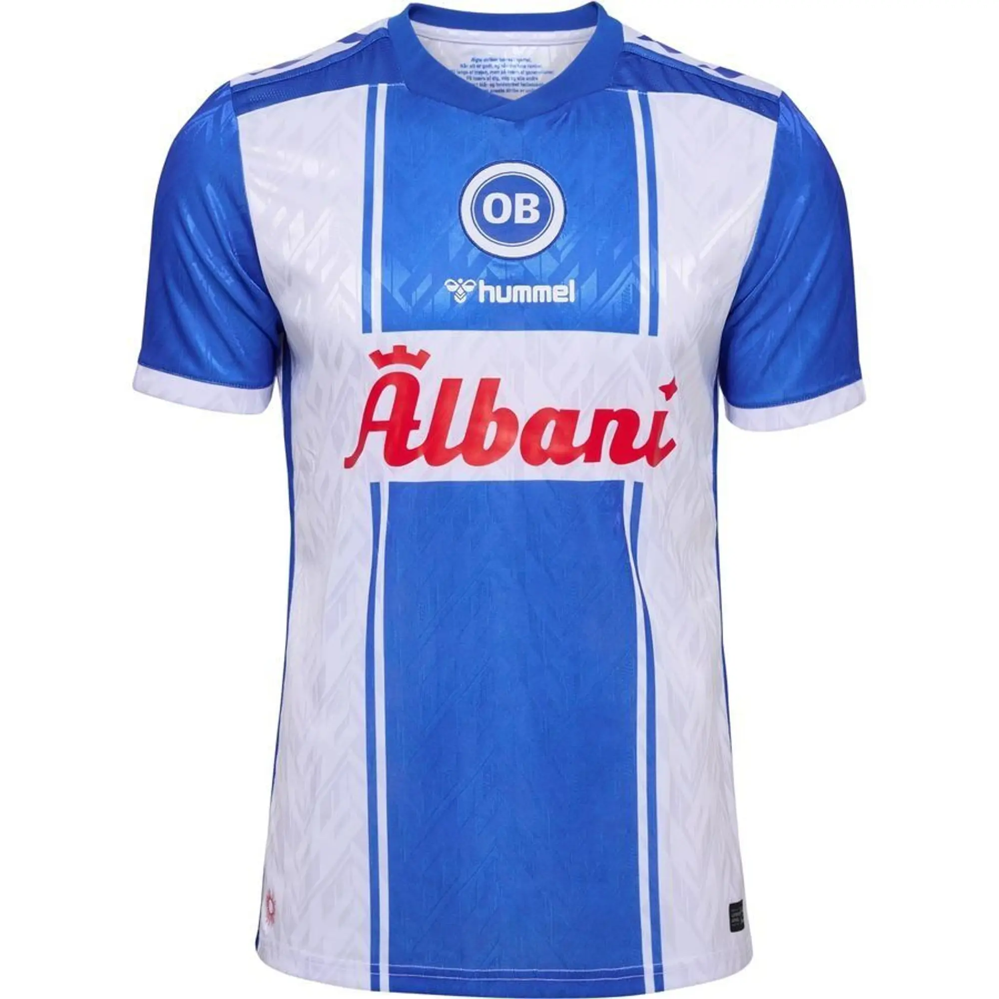 Hummel Odense Boldklub Home Shirt 2024/25 - ['Blue', 'White']