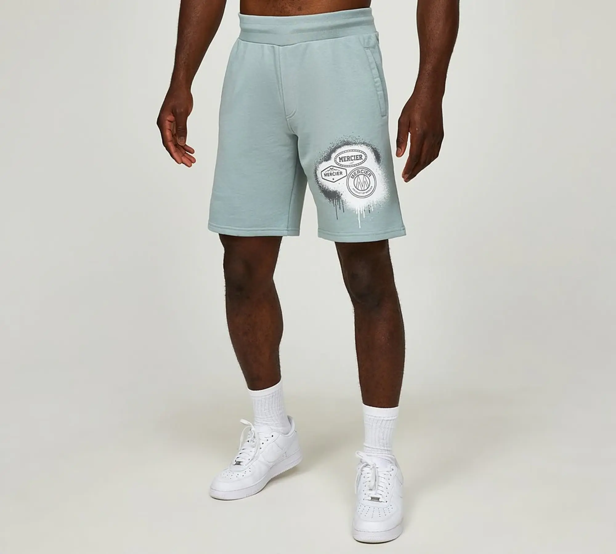 Mercier Spray Fleece Short - Green - Size S - Green