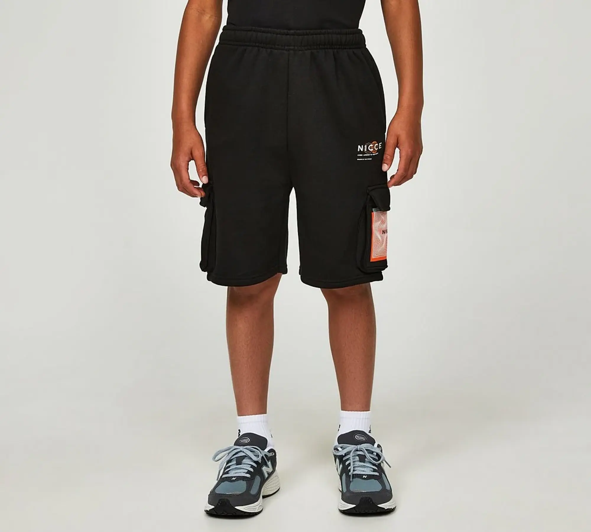 Nicce Junior Visiona Short - Black - Size XL/B - Black