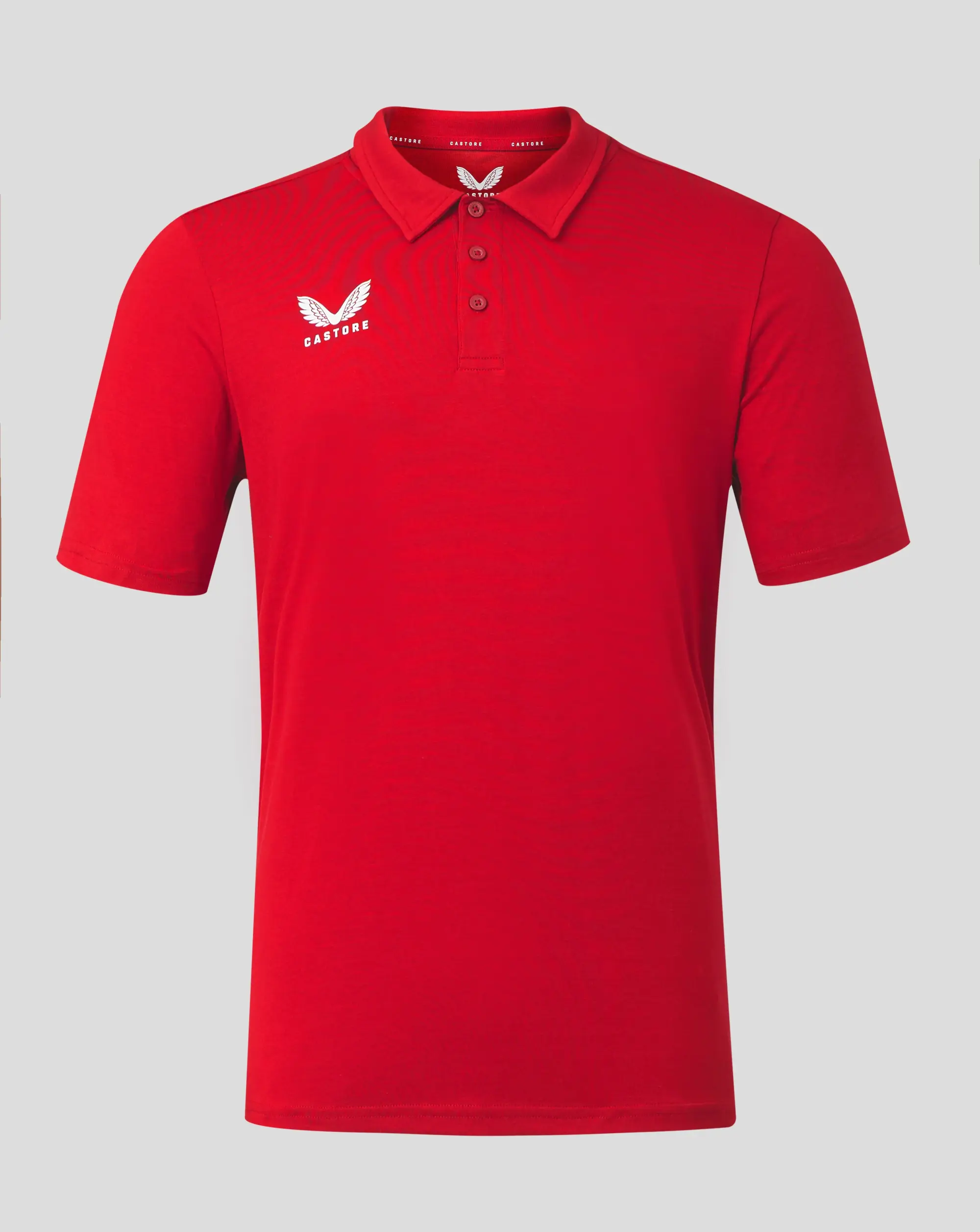 Castore Mens Cotton Leisure Polo - True Red