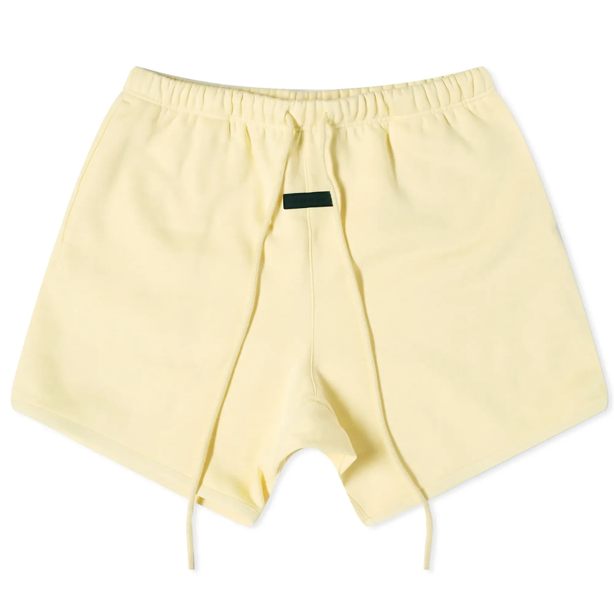 Fear of God ESSENTIALS Men's Spring Tab Detail Sweat Shorts Garden Yellow