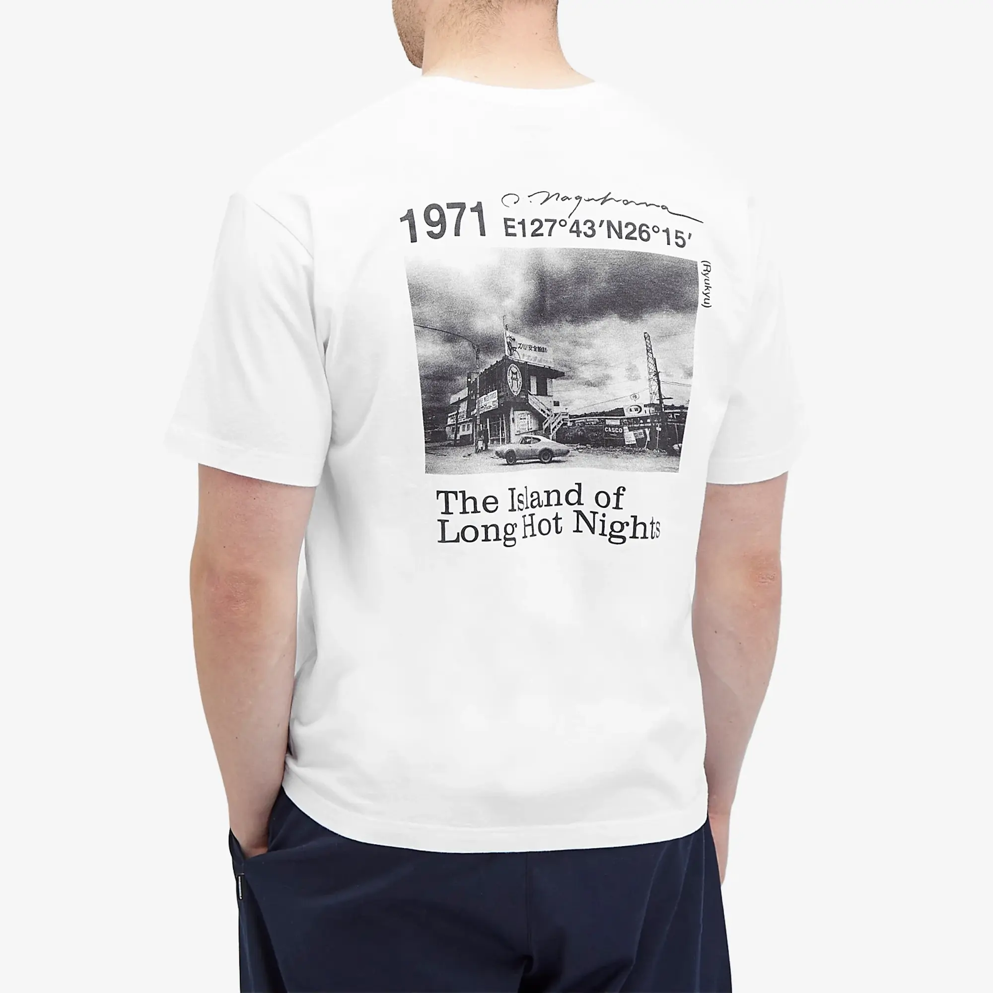 Neighborhood Men's x Osamu Nagahama 3 T-Shirt White