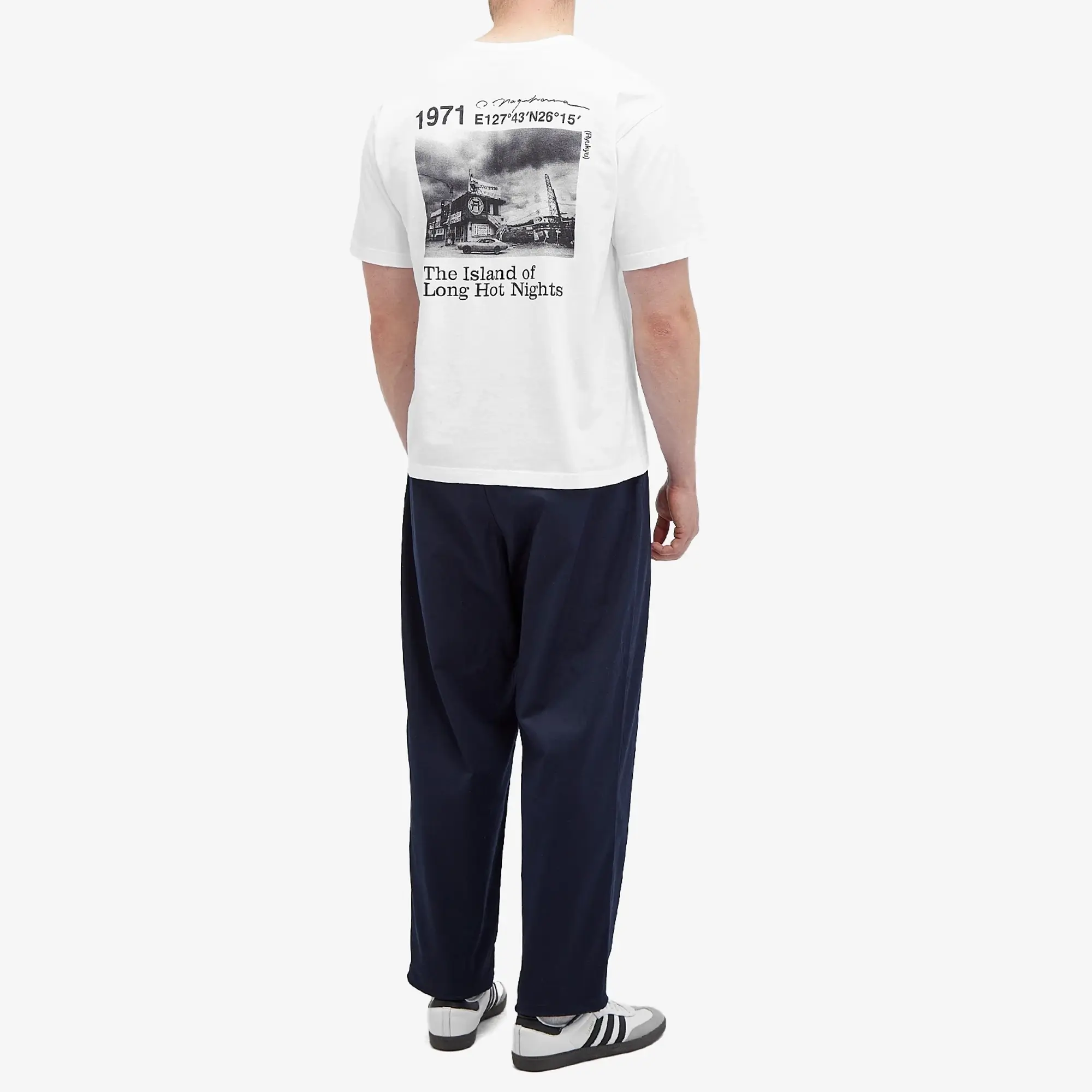Neighborhood Men's x Osamu Nagahama 3 T-Shirt White