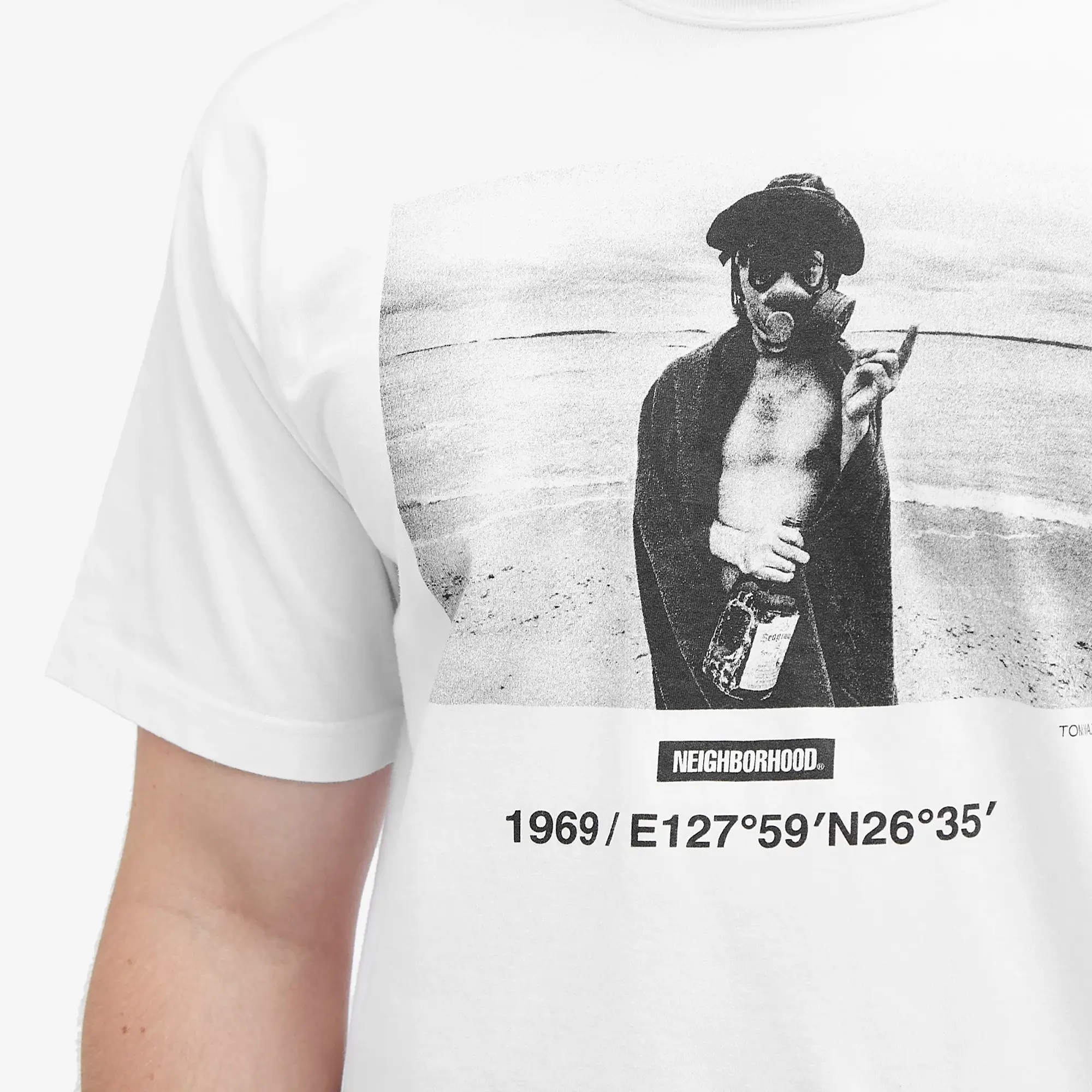 Neighborhood Men's x Osamu Nagahama 3 T-Shirt White