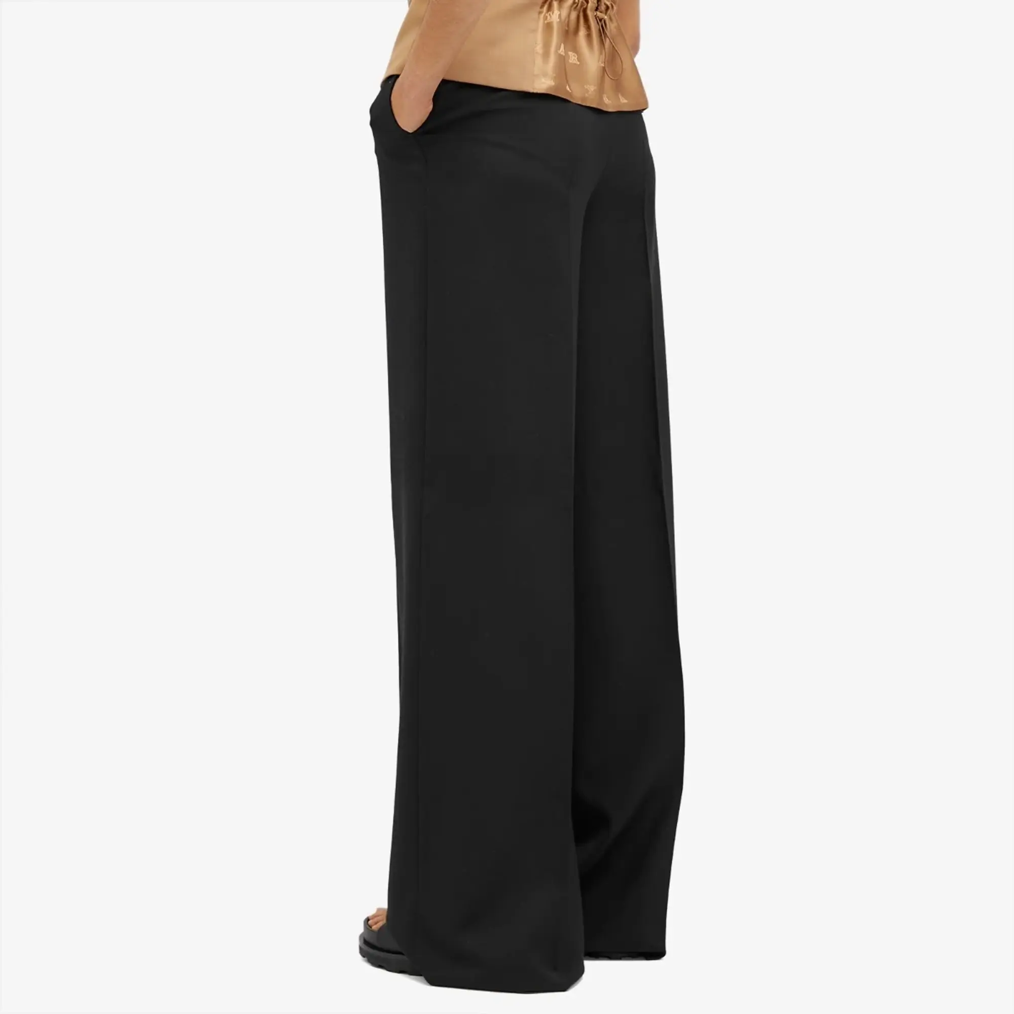 Max Mara Women's Wide Leg Trousers Black