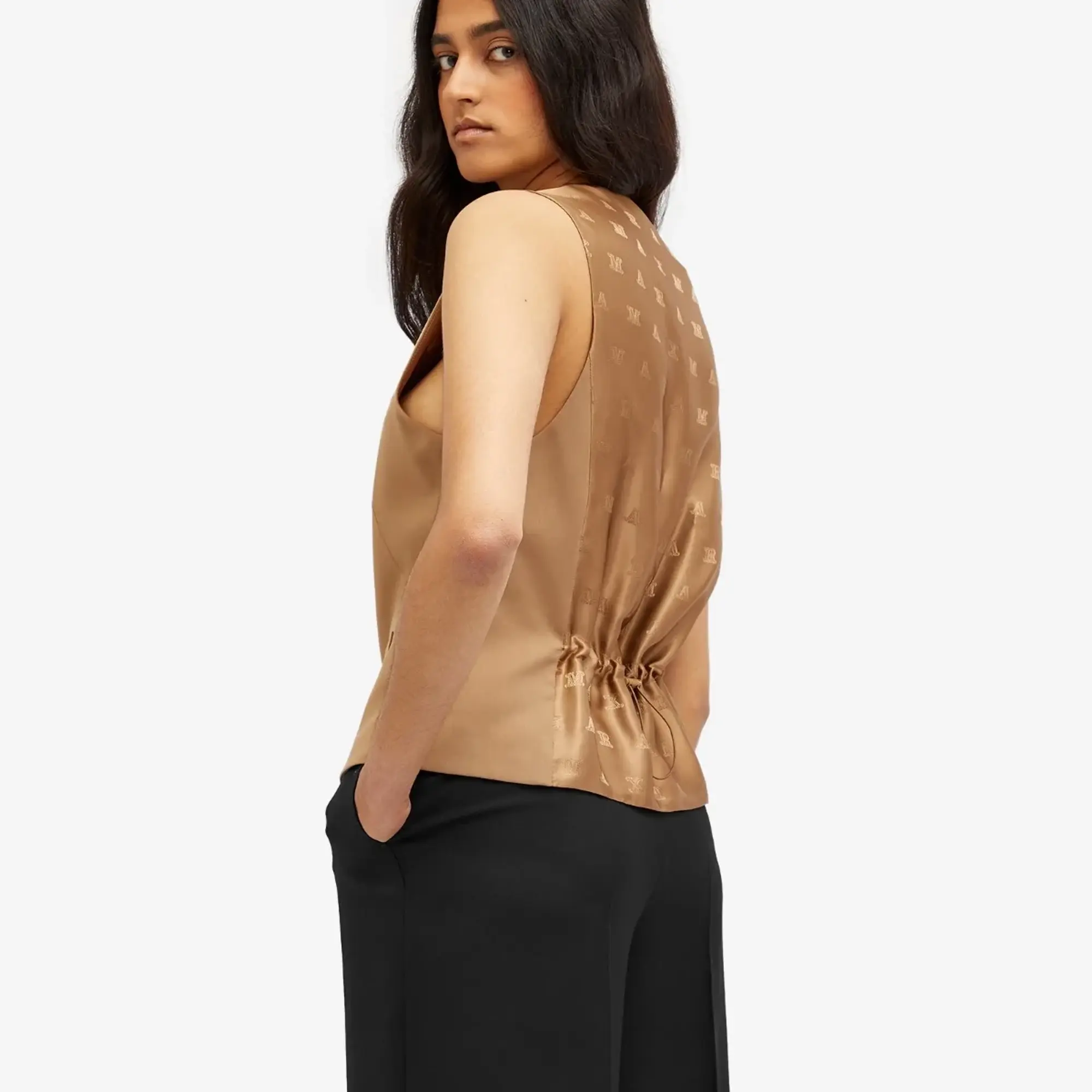 Max Mara Women's Wide Leg Trousers Black