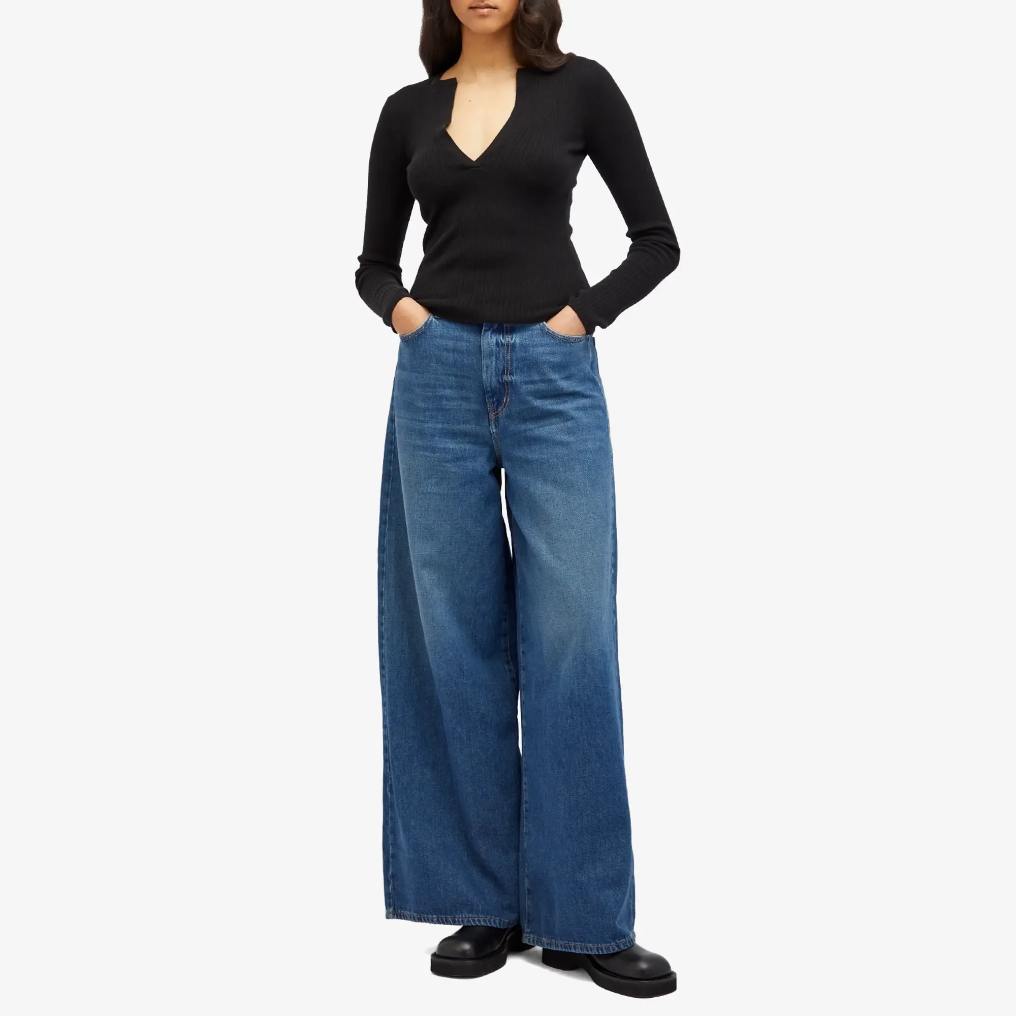 Weekend by Max Mara Women's Denim Trouser Navy