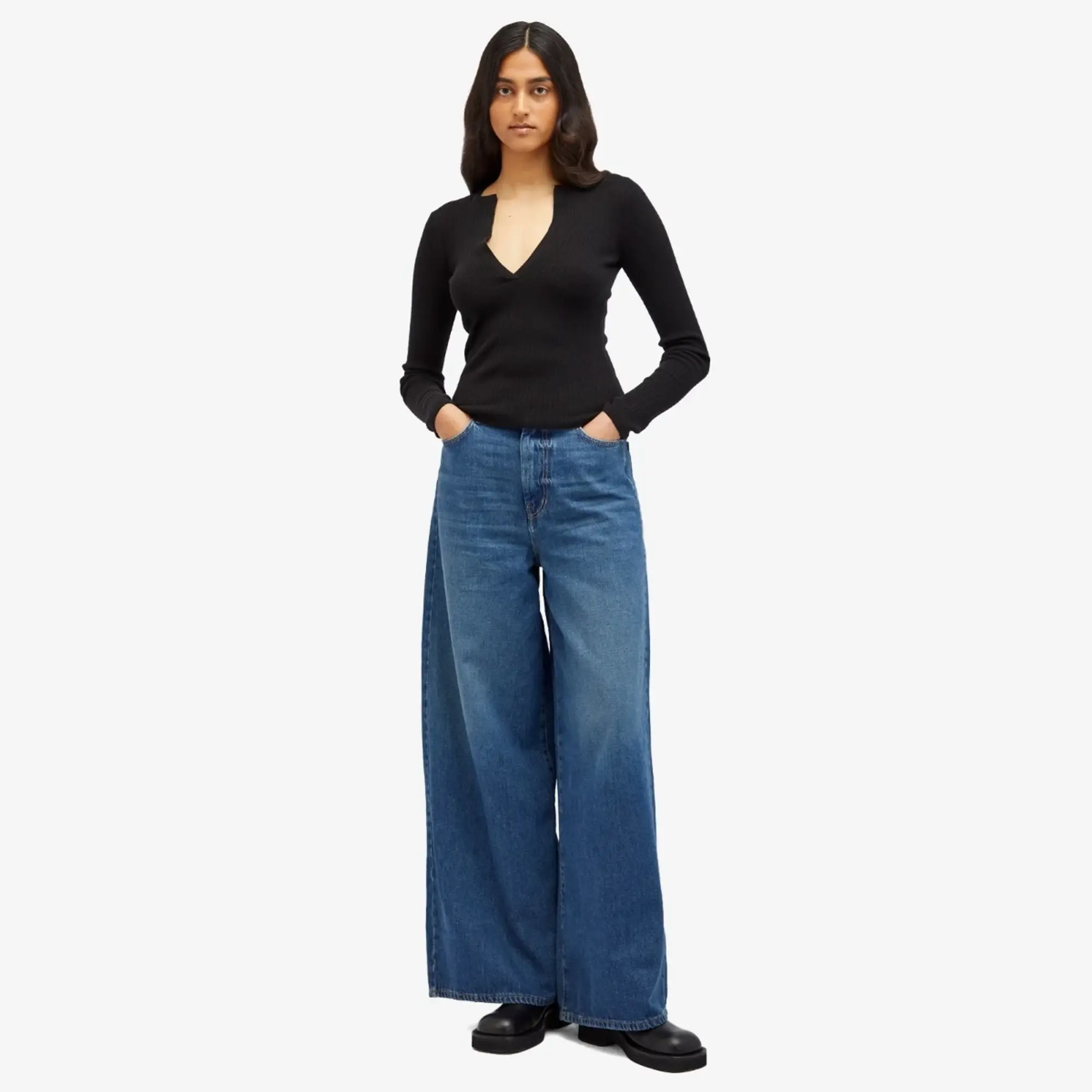 Weekend by Max Mara Women's Denim Trouser Navy