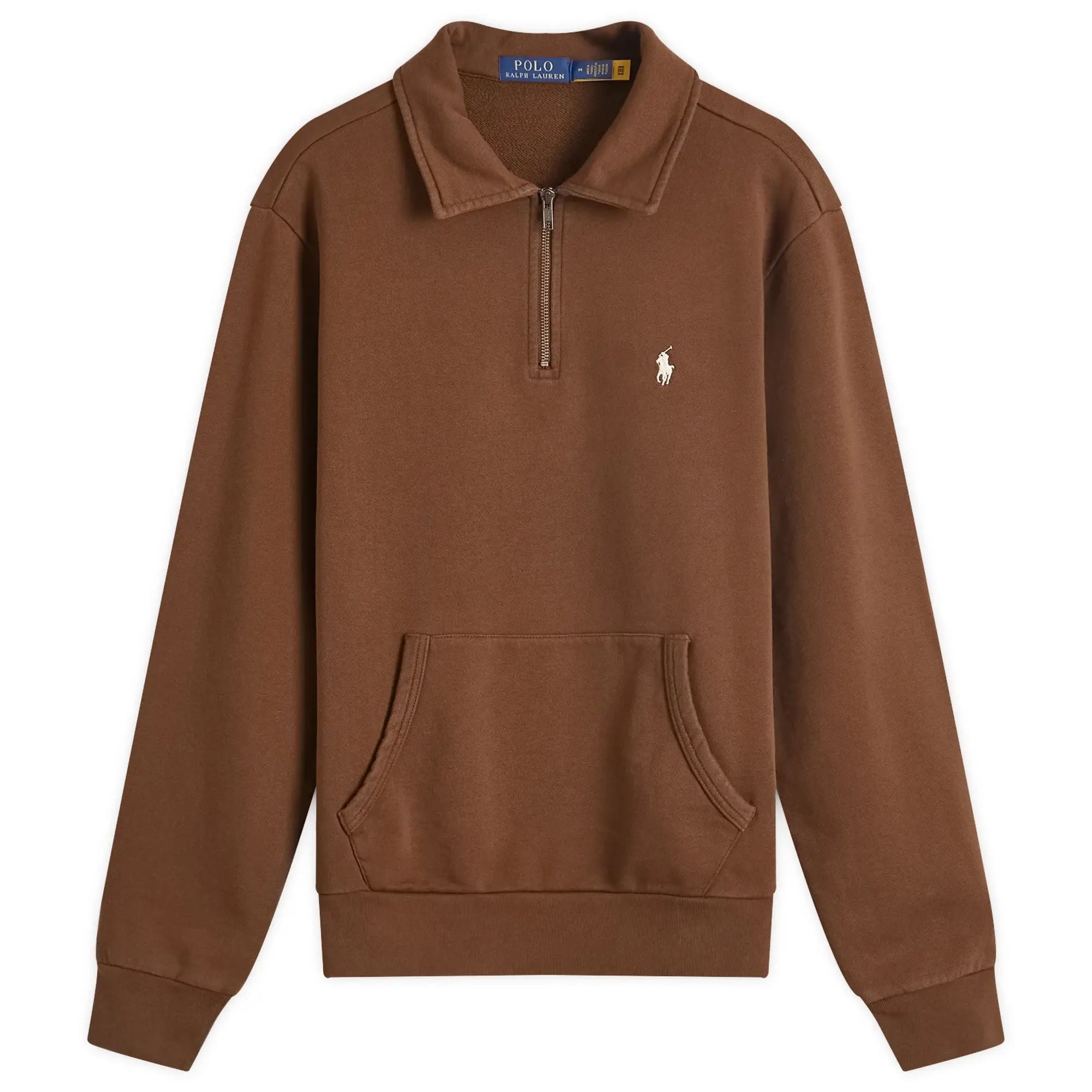 Polo Ralph Lauren Men's Loopback Fleece Quarter-Zip Sweatshirt Pale Russet