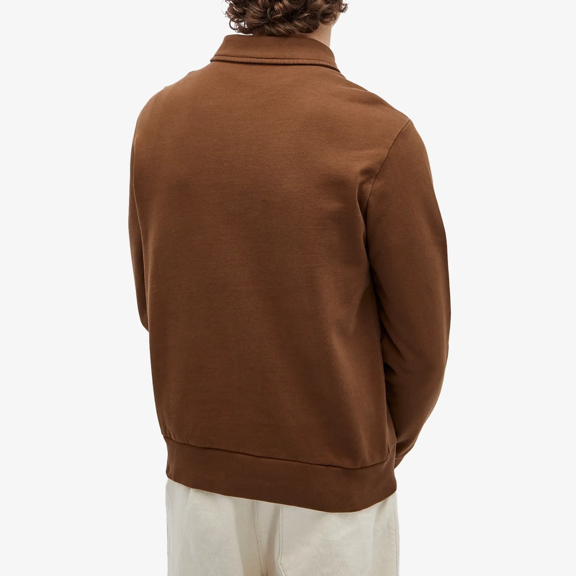 Polo Ralph Lauren Men's Loopback Fleece Quarter-Zip Sweatshirt Pale Russet
