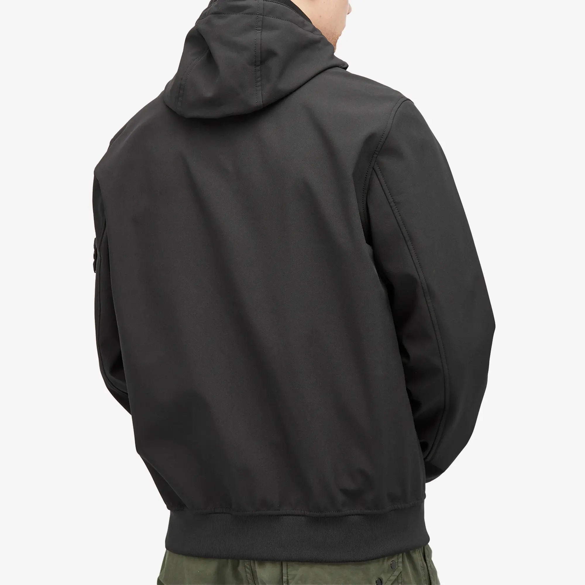 Stone Island Men's Soft Shell-R Jacket Black