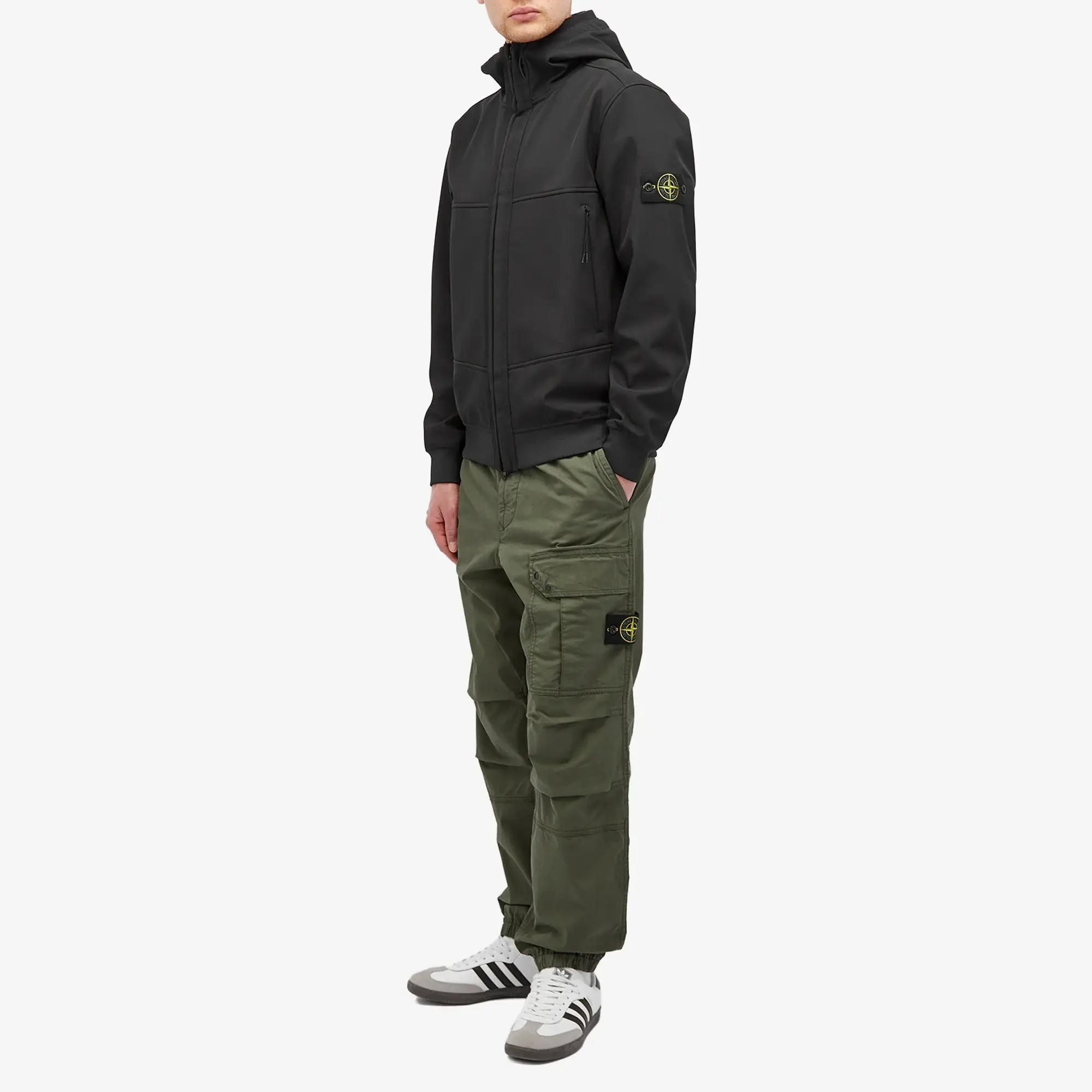 Stone Island Men's Soft Shell-R Jacket Black