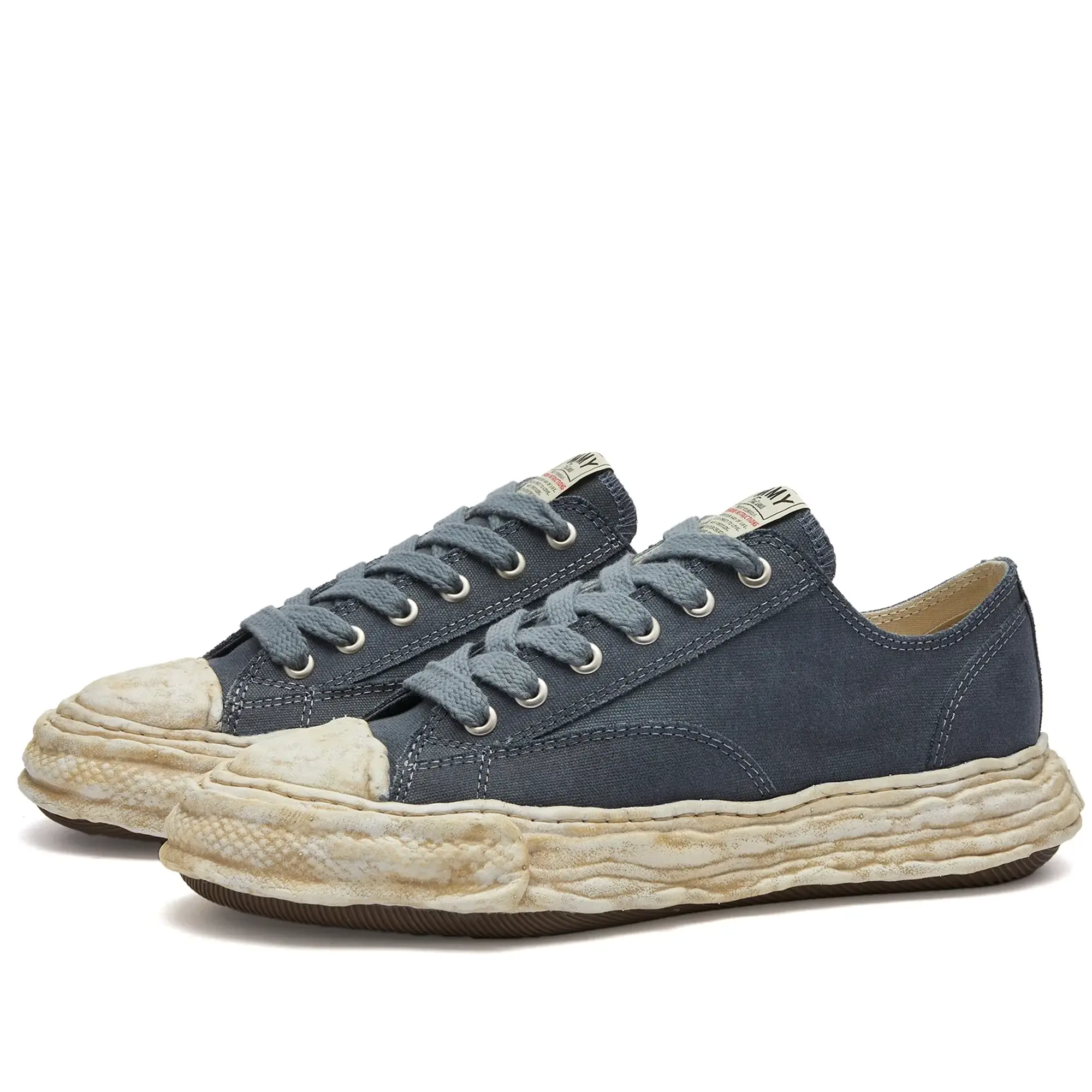 Maison MIHARA YASUHIRO Men's Peterson Original Sole Low Dyed Canva Black