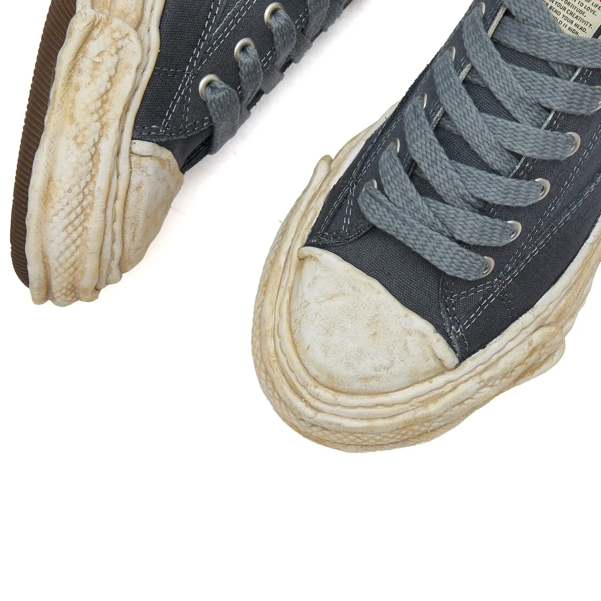 Maison MIHARA YASUHIRO Men's Peterson Original Sole Low Dyed Canva Black