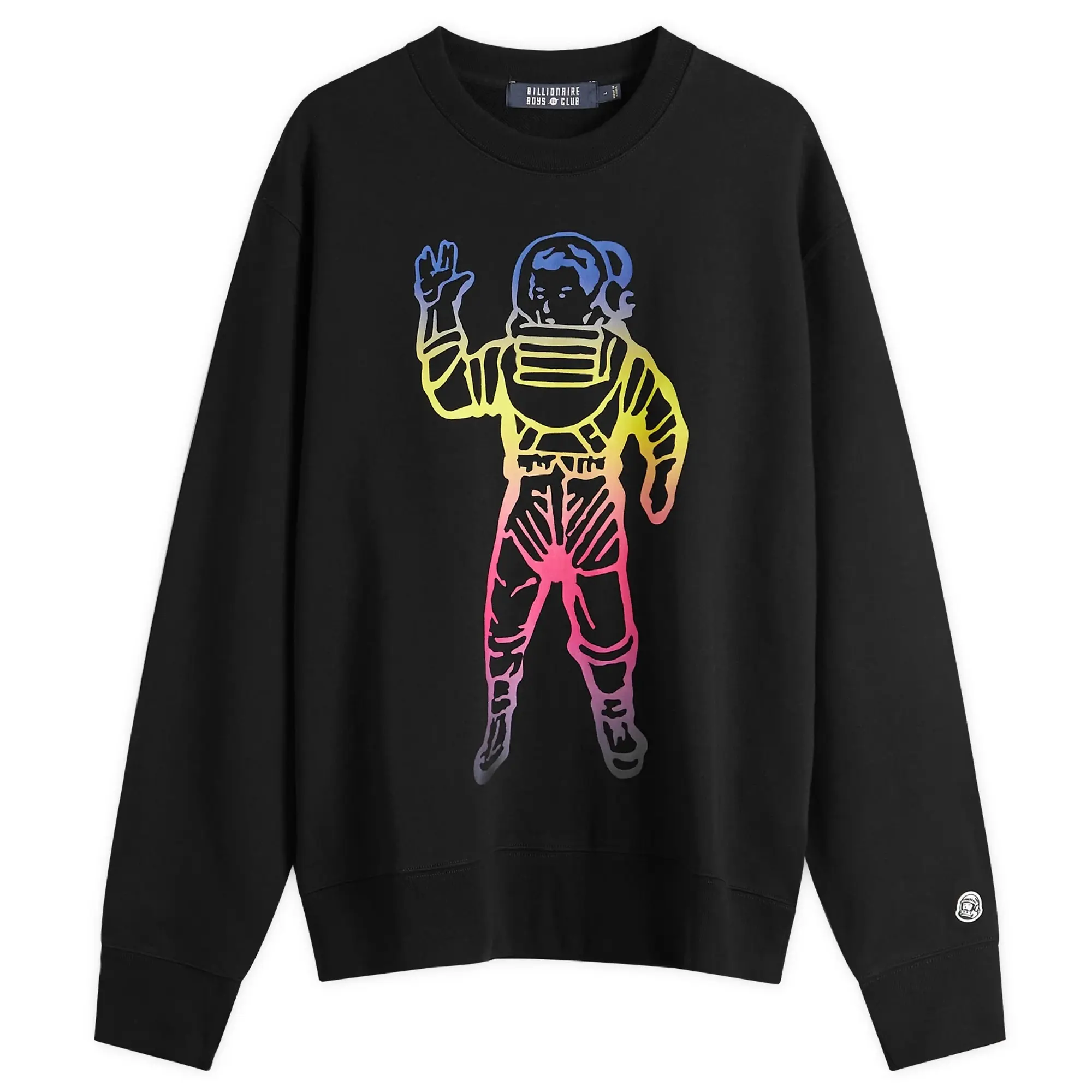 Billionaire Boys Club Men's Standing Astro Crewneck Sweatshirt Black