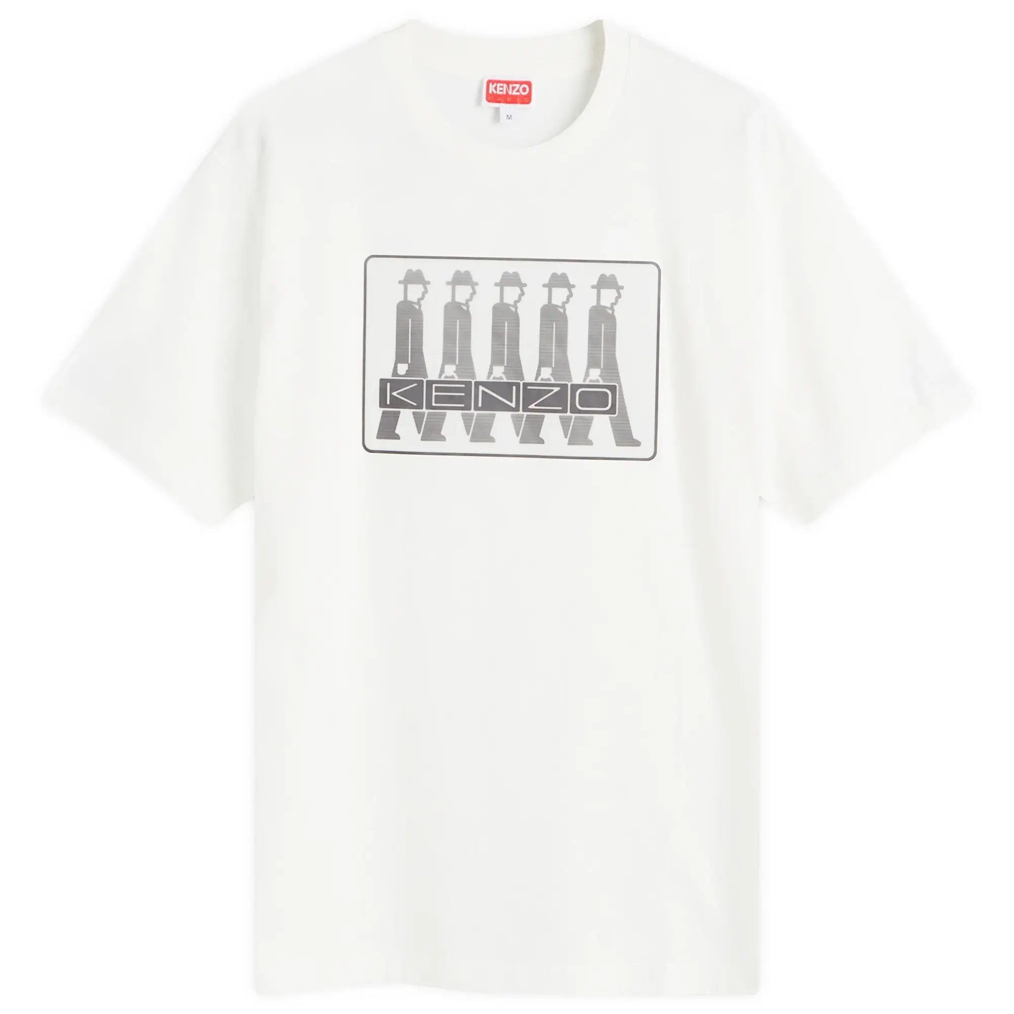 Kenzo Men's Business Holographic T-Shirt White