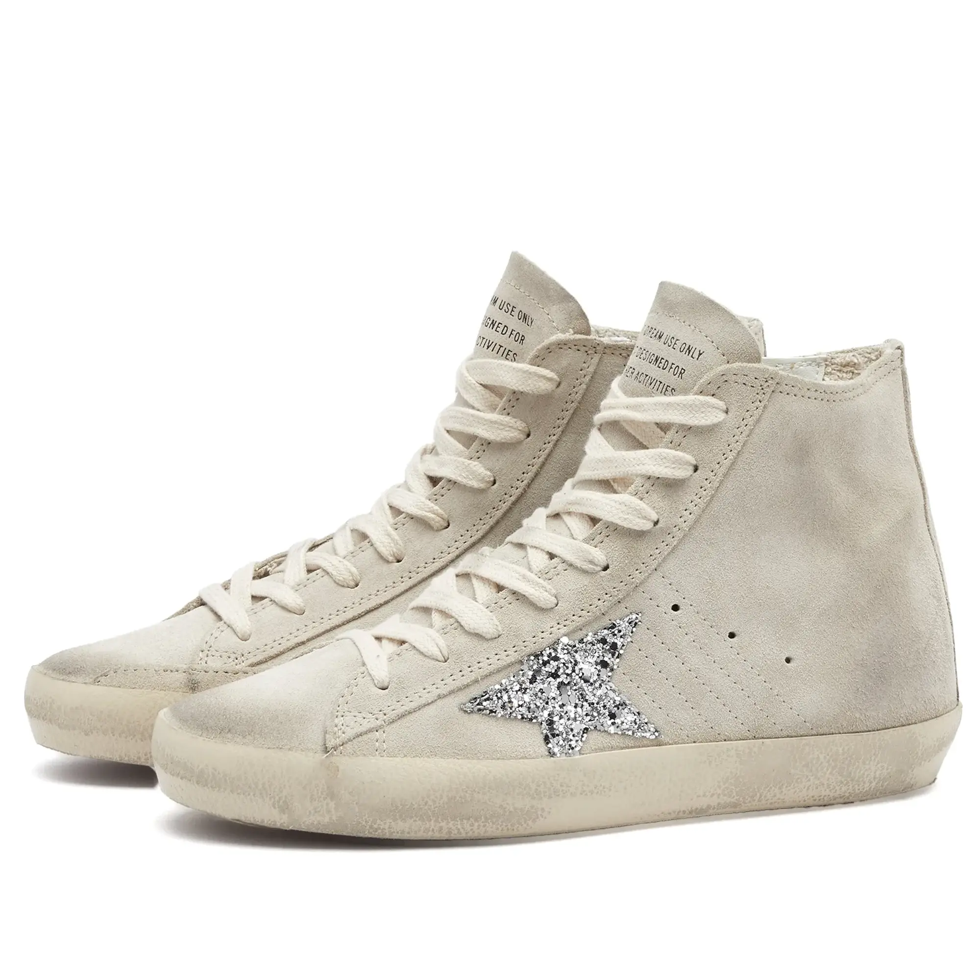 Golden Goose Women's Francy Sneaker Seedpearl/Silver
