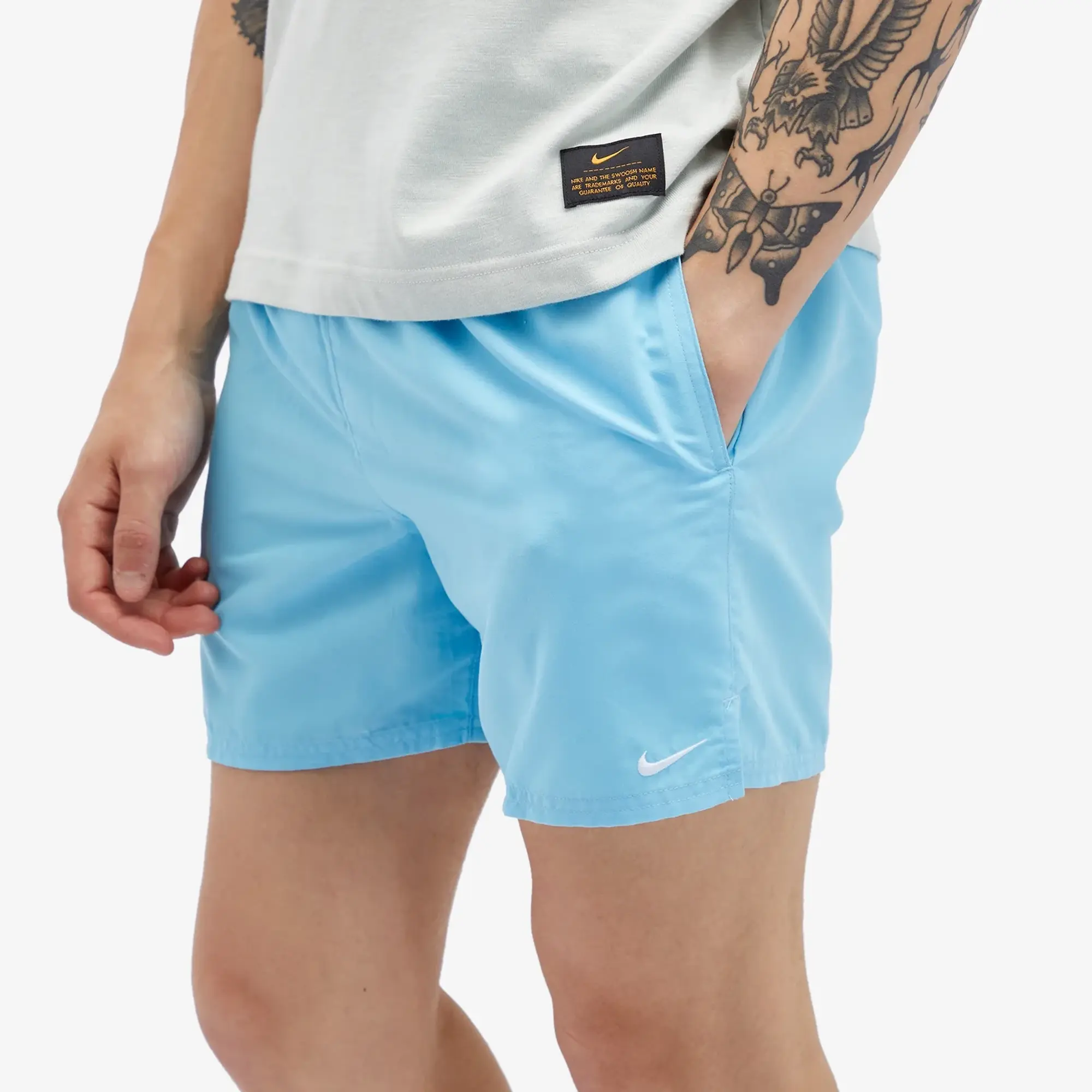 Nike Men's 5 Volley Short Aquarius Blue