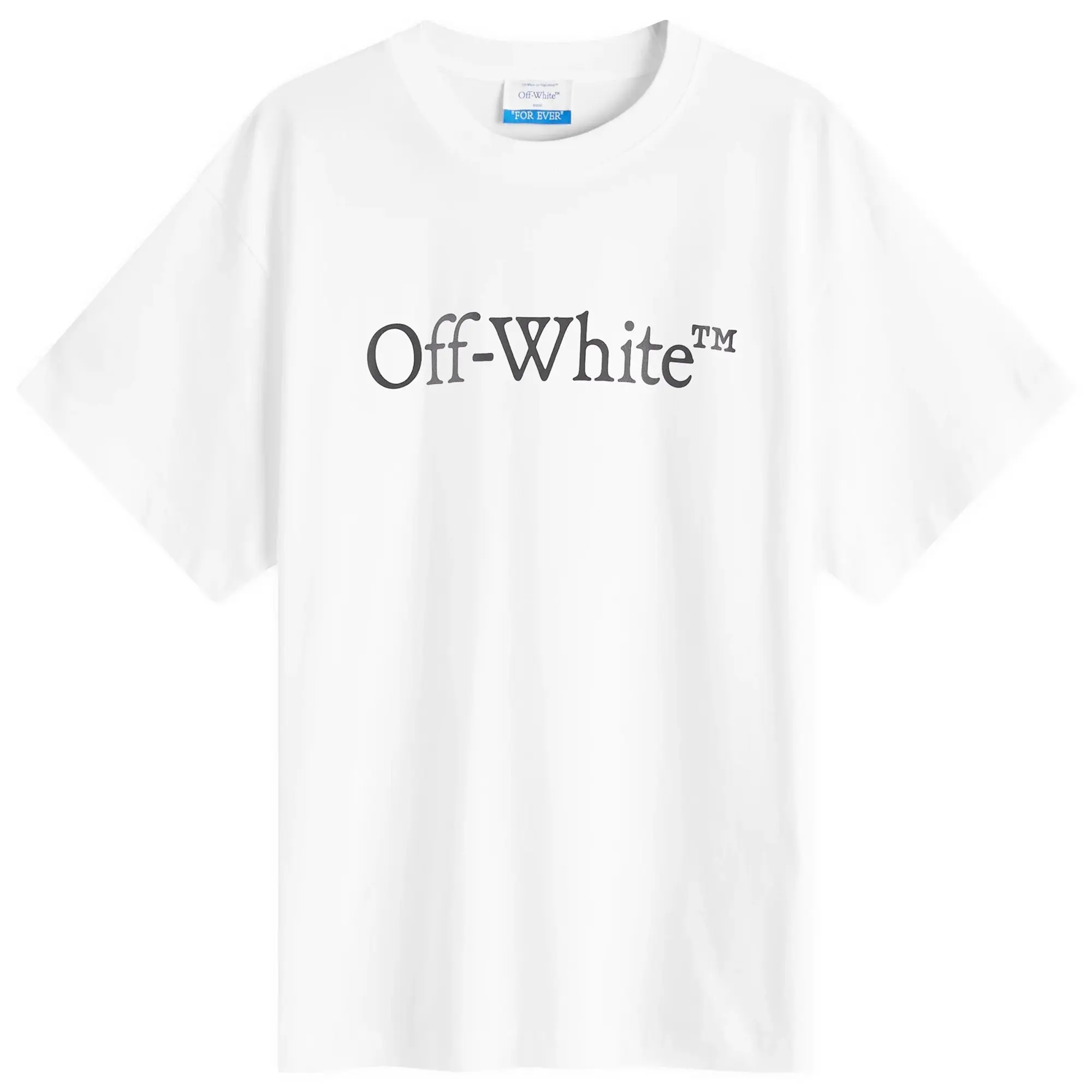 T-Shirt Off-White Big Bookish Skate S/S Tee White Black M