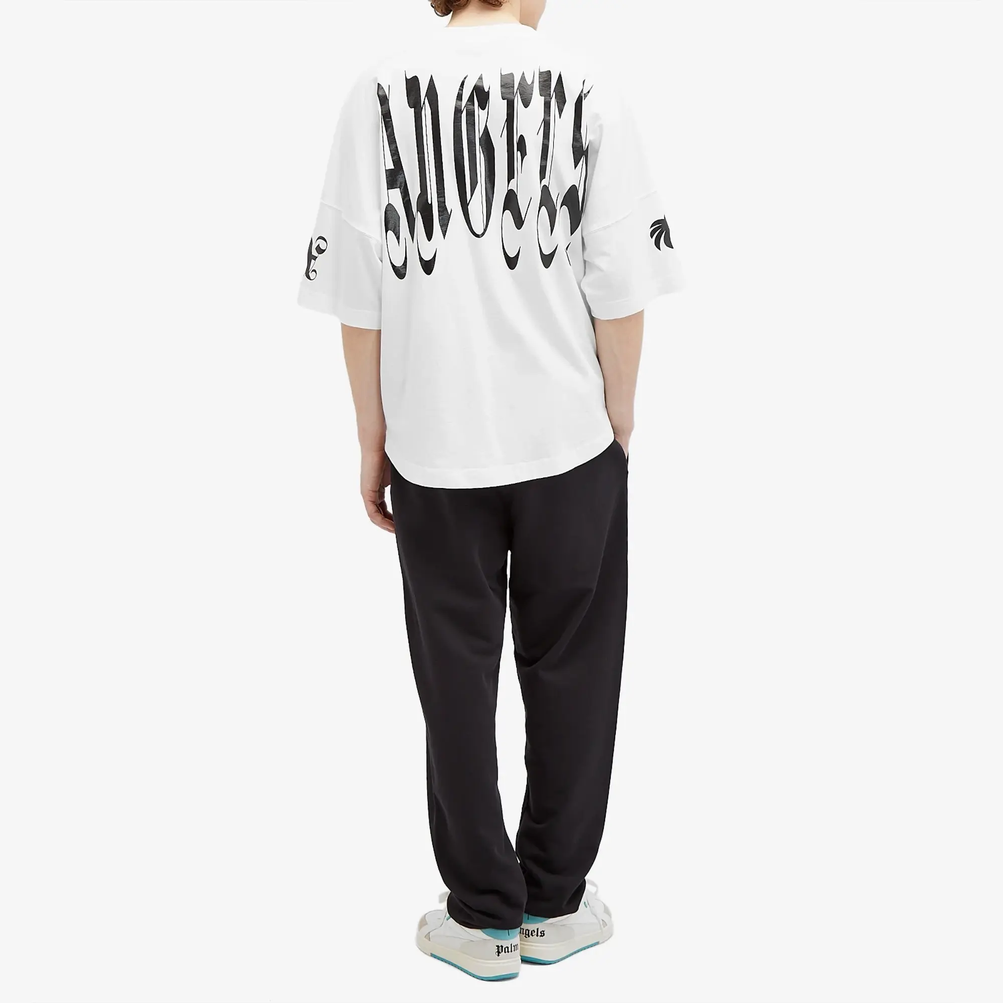 Palm Angels Men's Gothic Palm T-Shirt White