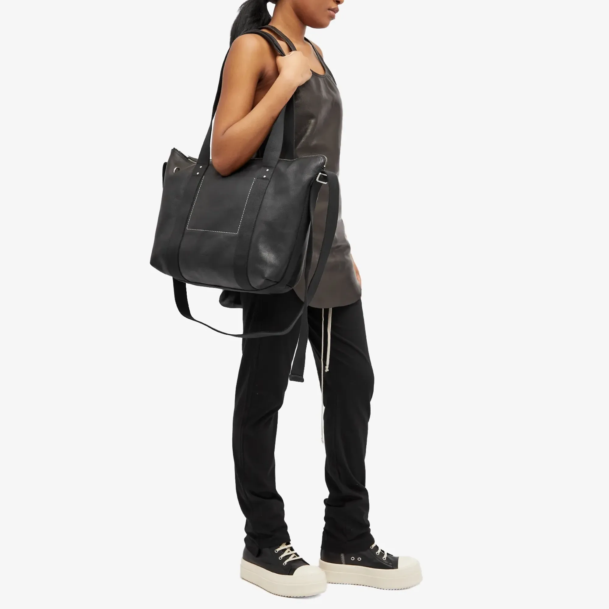 RICK OWENS TROLLEY TOTE BLACK トートバッグ RICK OWENS TROLLEY TOTE BLACK トートバッグ