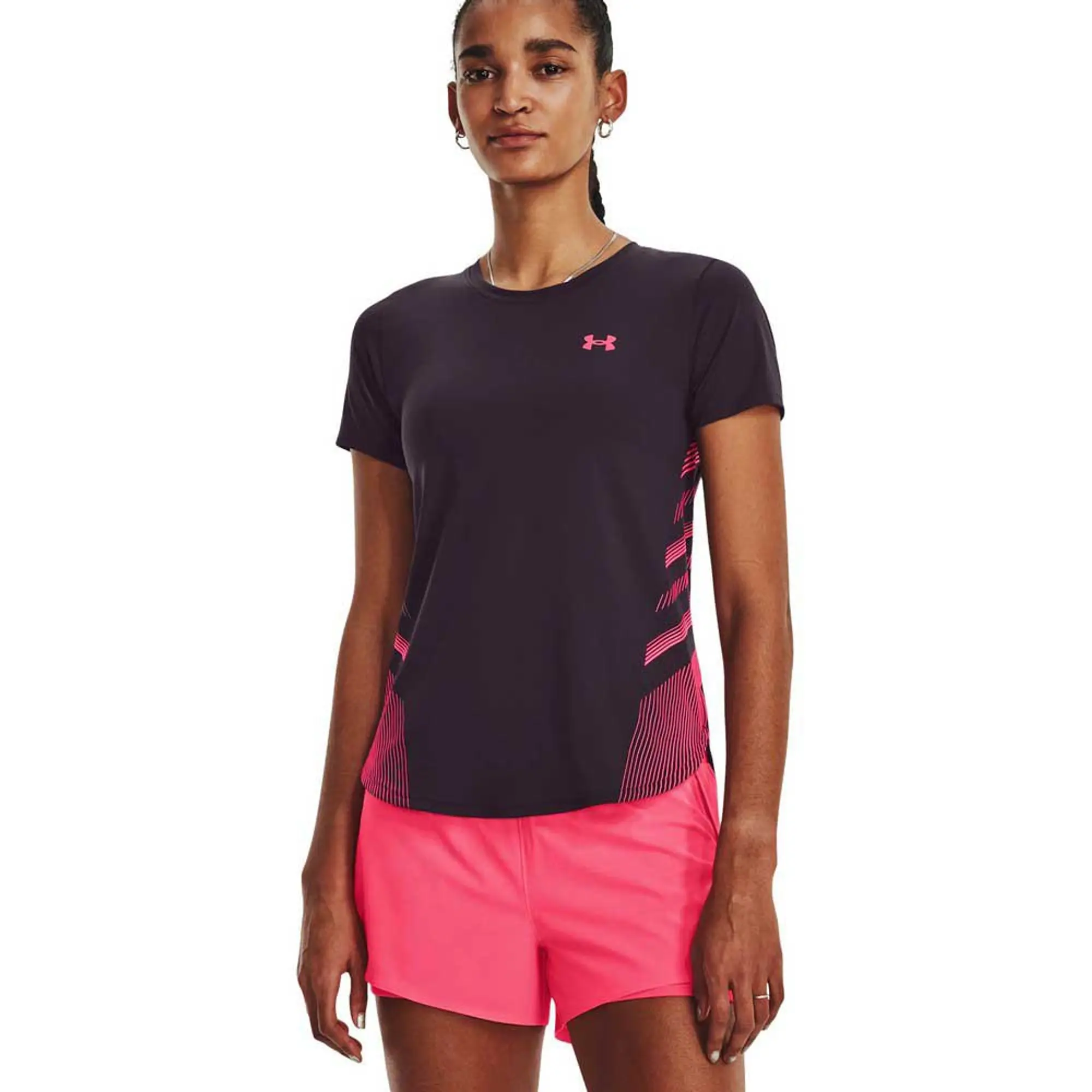Under Armour Armour Ua Iso-Chill Laser Tee Ii Running Top Womens - White