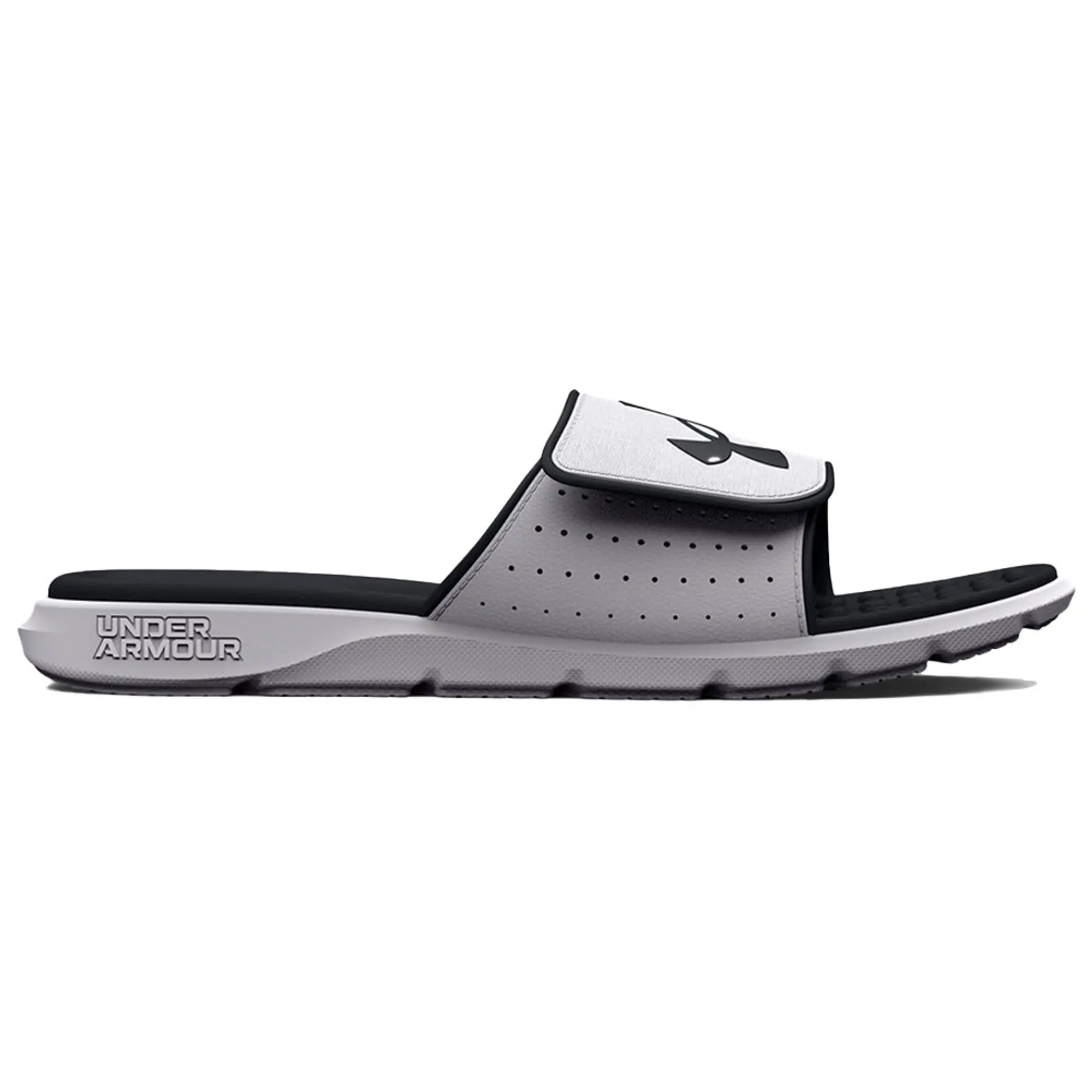 Under Armour Mens Ignite Pro Sl Slides in White