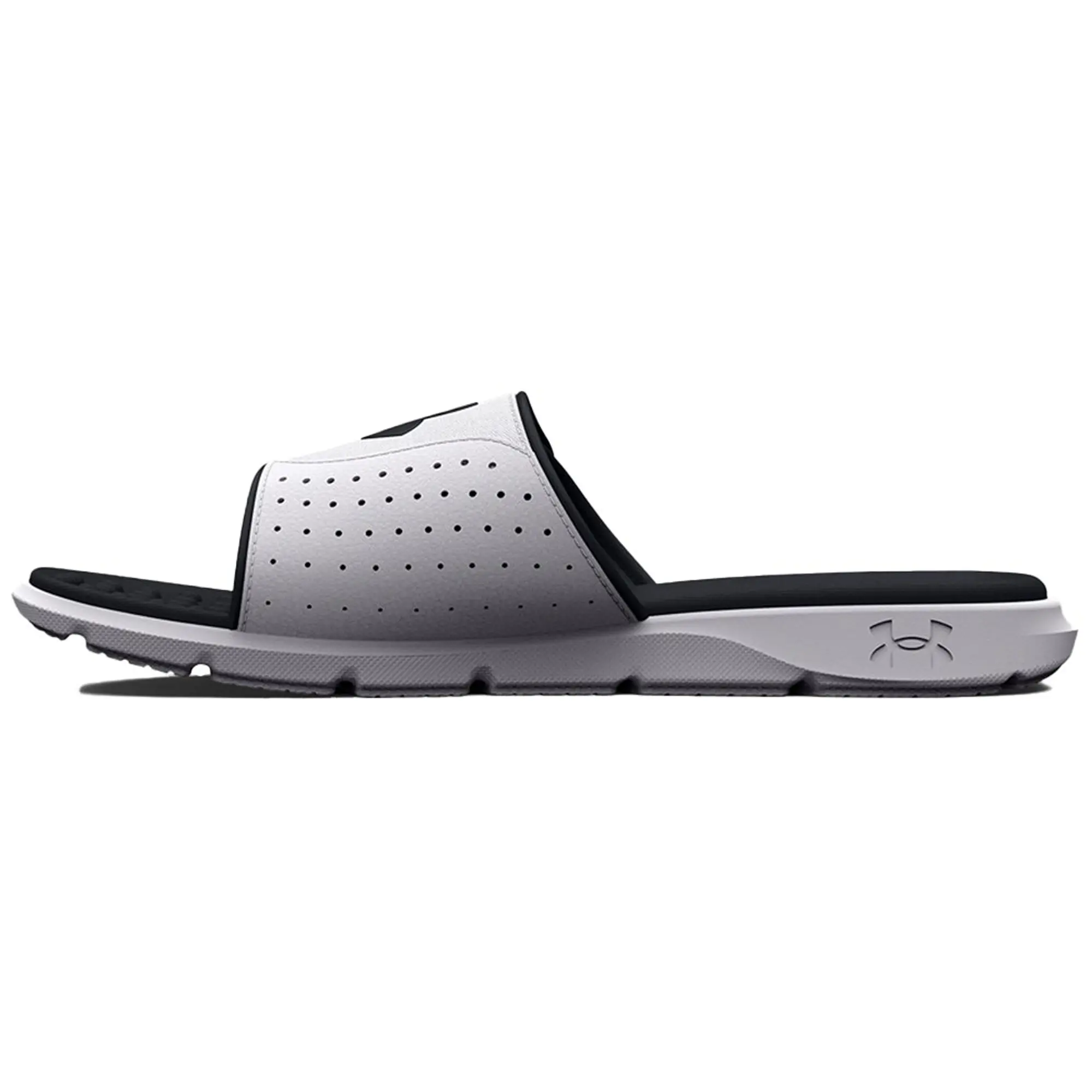 Under Armour Mens Ignite Pro Sl Slides in White