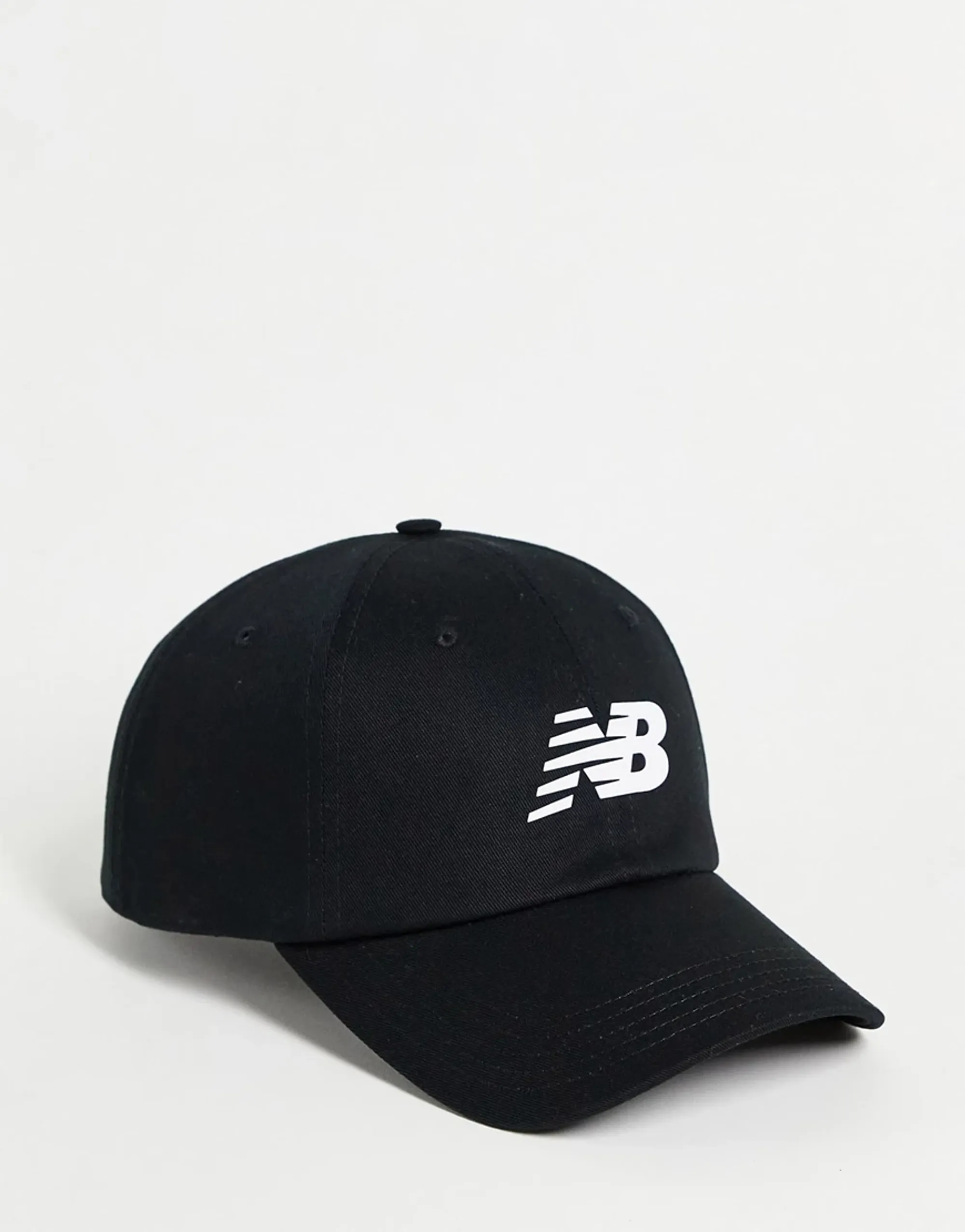 New Balance logo baseball cap in black