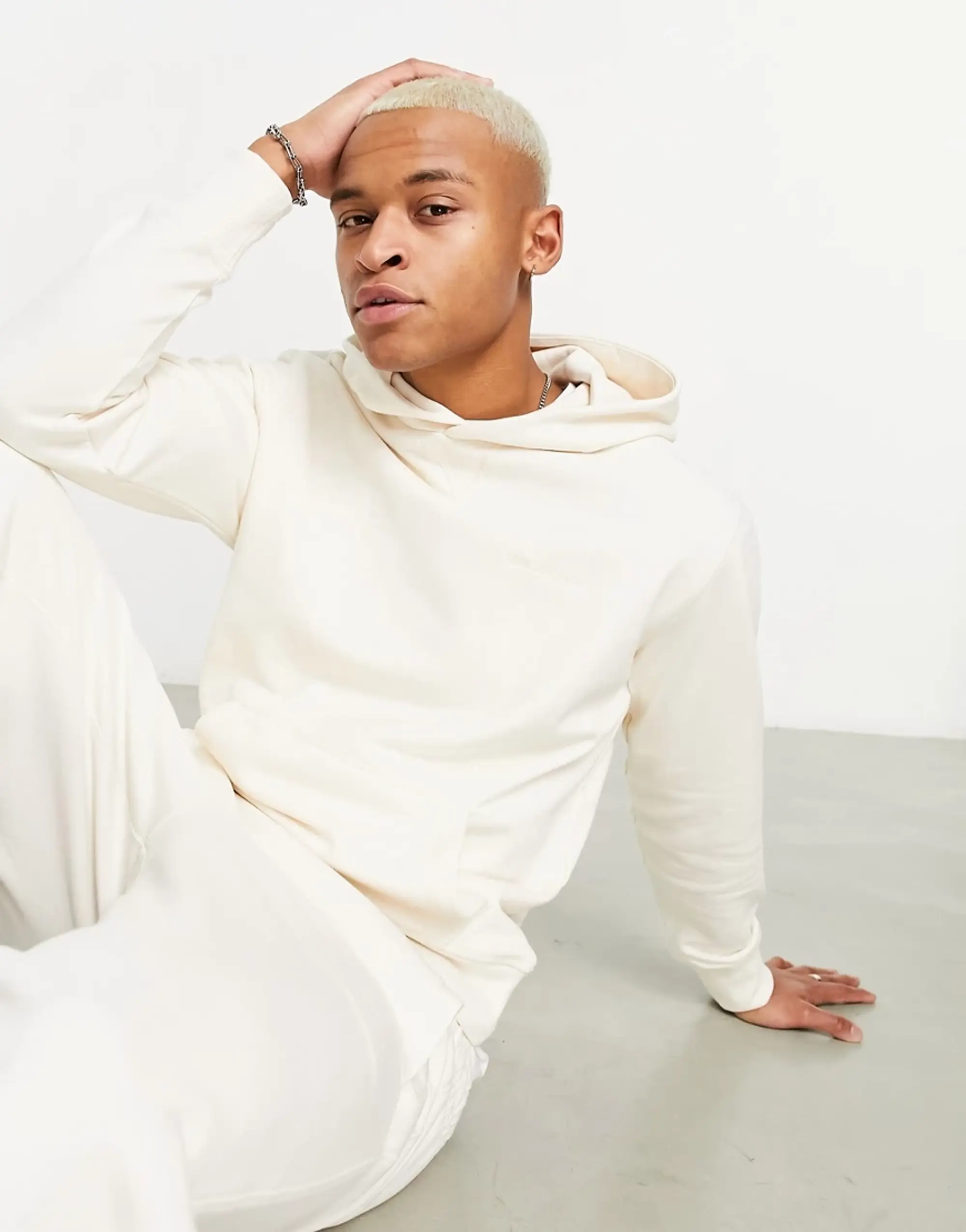 New Balance Athletics State Hoodie in off white