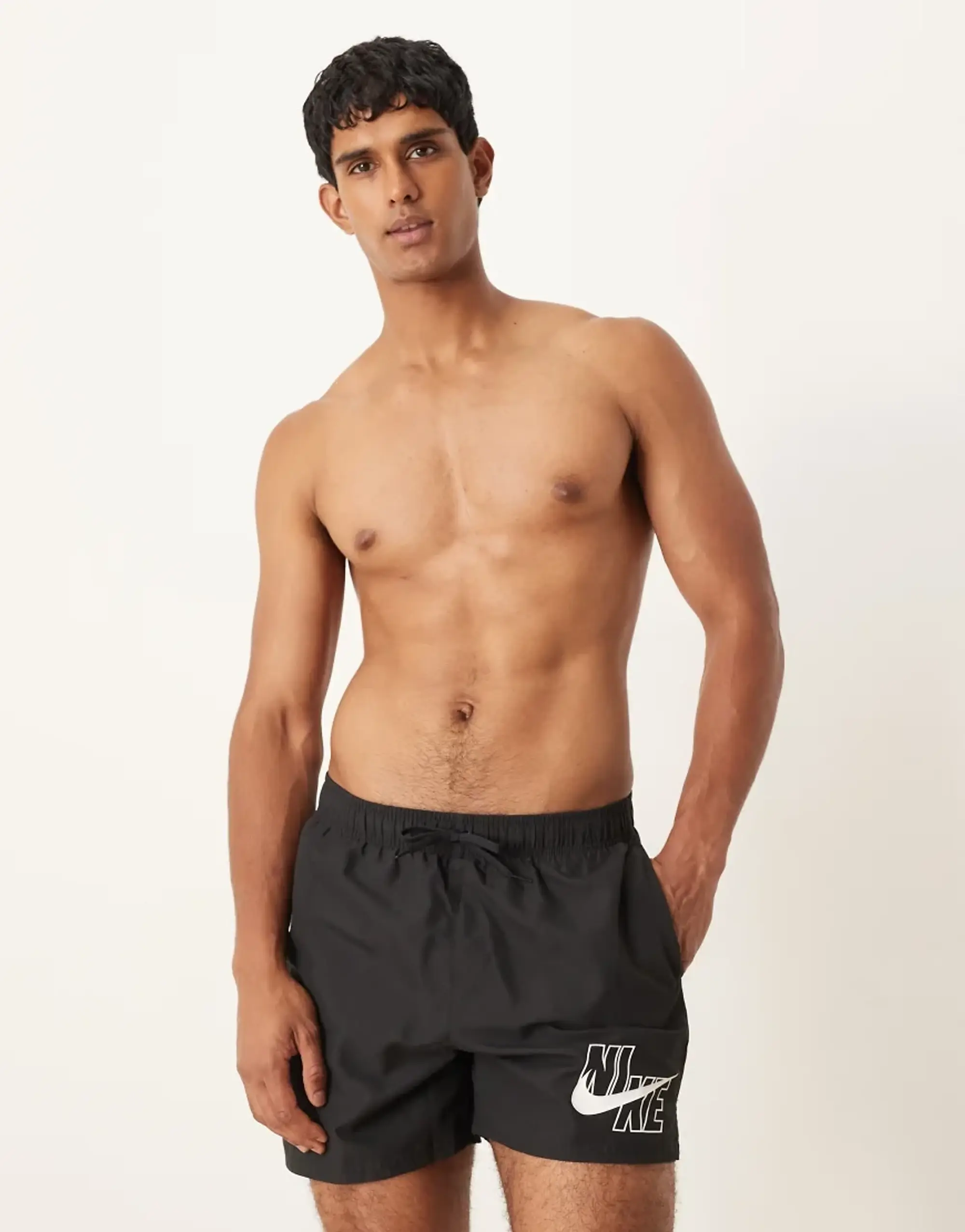 Nike Logo 5inch Volley Short - Laser Blue, Blue